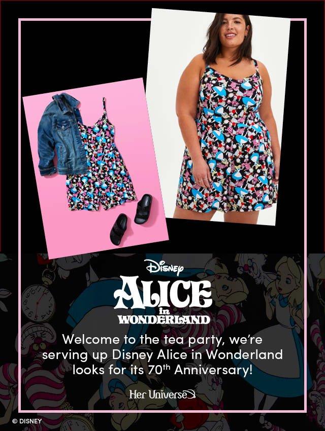 Disney Womens Alice in Wonderland Tank Top (Black, Small) : :  Clothing, Shoes & Accessories