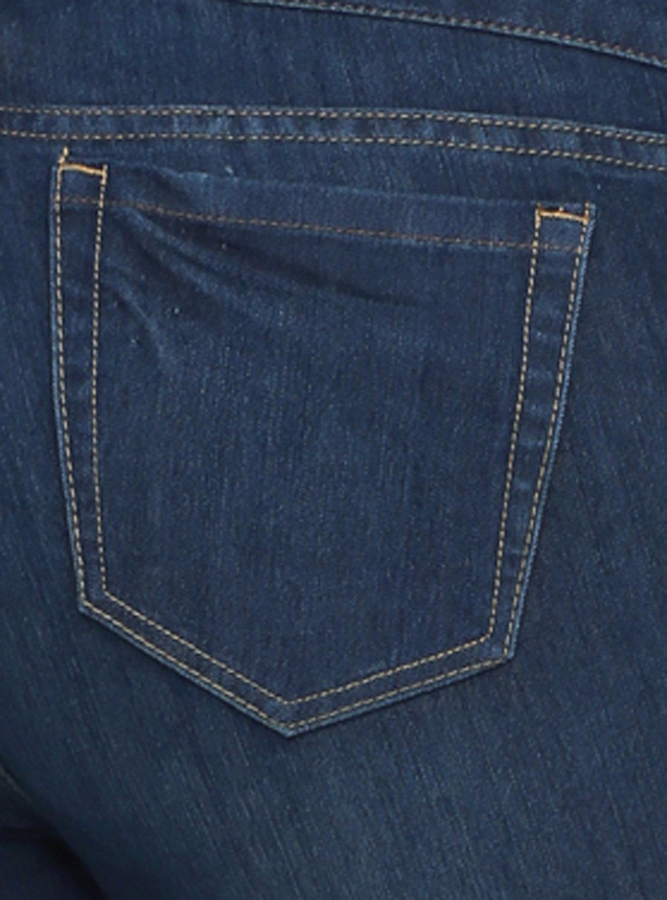 Plus Size Torrid Curvy Skinny Jean - Dark Wash (Regular), MIDNIGHT, alternate