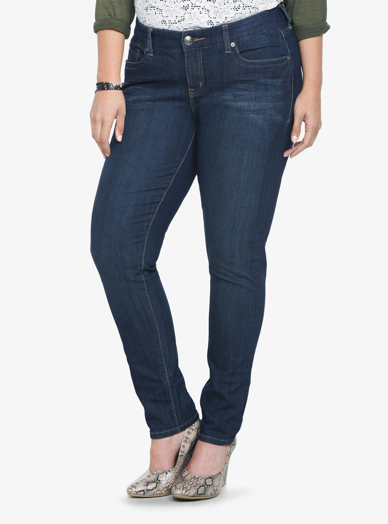 Plus Size - Torrid Curvy Skinny Jean Dark Wash (Regular) - Torrid