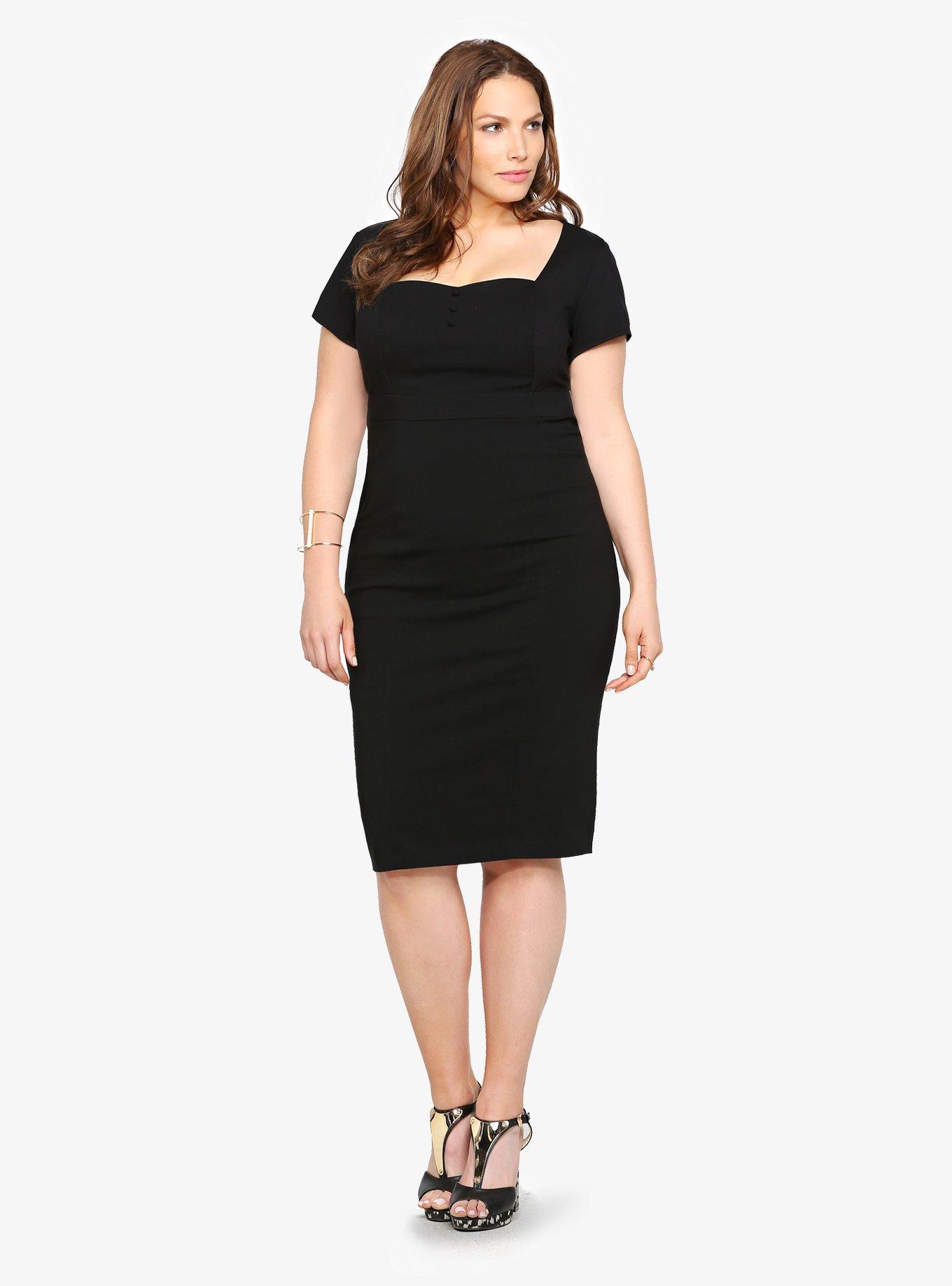 Plus Size Retro Chic Sweetheart Wiggle Dress Torrid