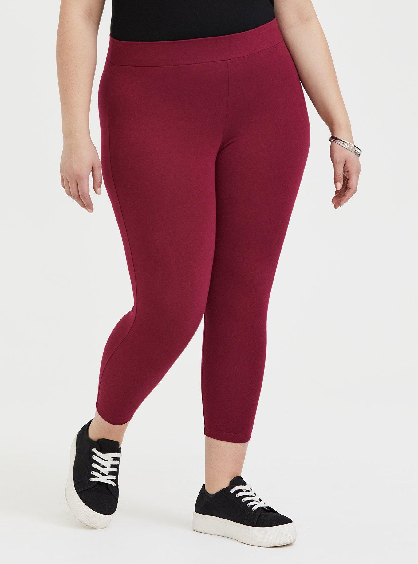 Plus Size - Crop Signature Waist Premium Legging - Torrid