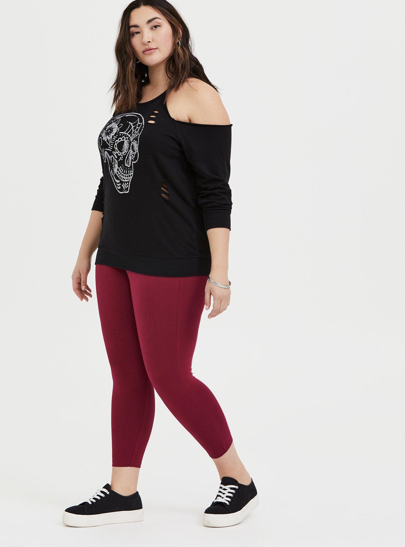 Plus Size - Crop Signature Waist Premium Legging - Torrid