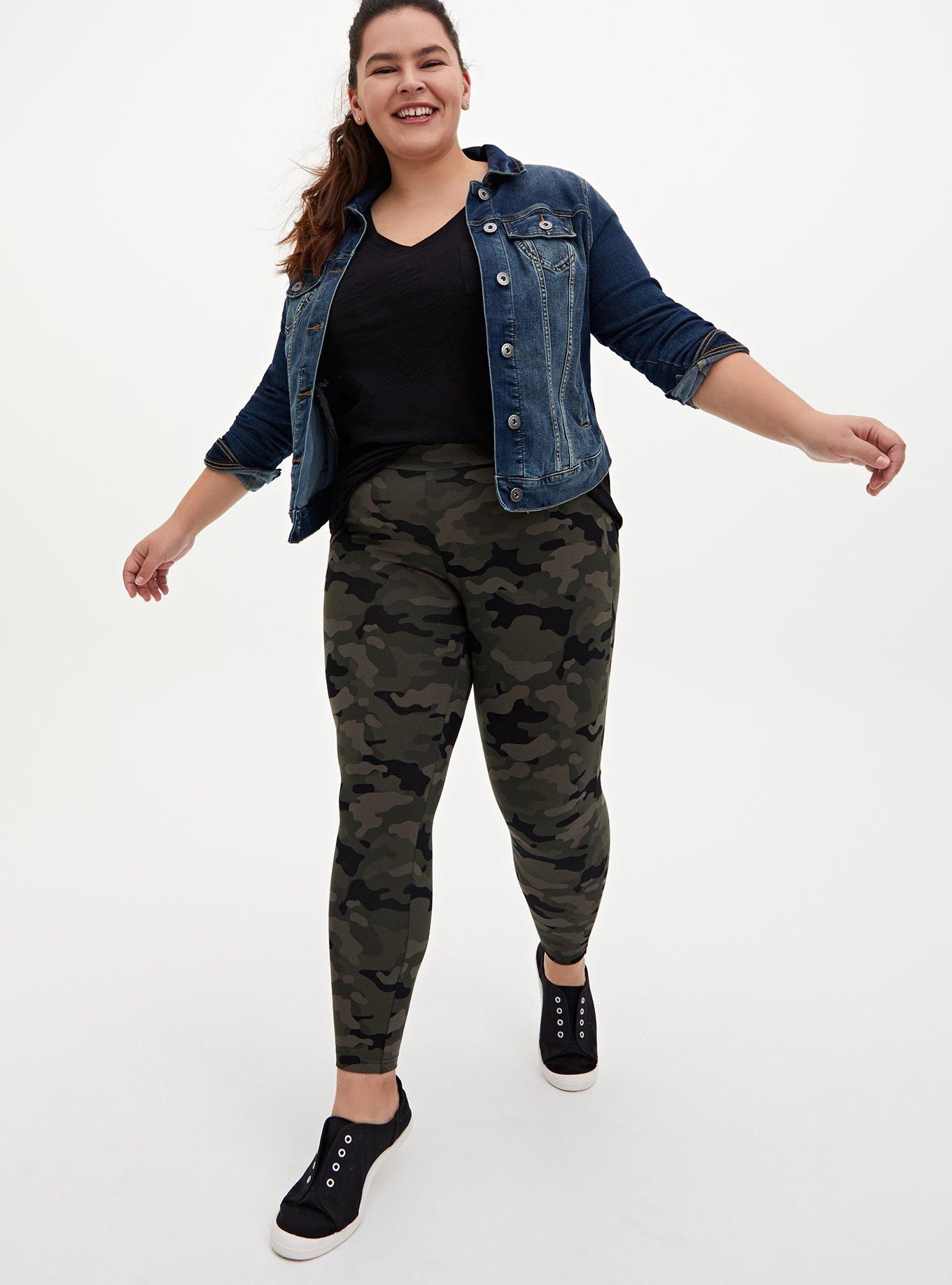 Plus Size - Crop Signature Waist Premium Legging - Torrid