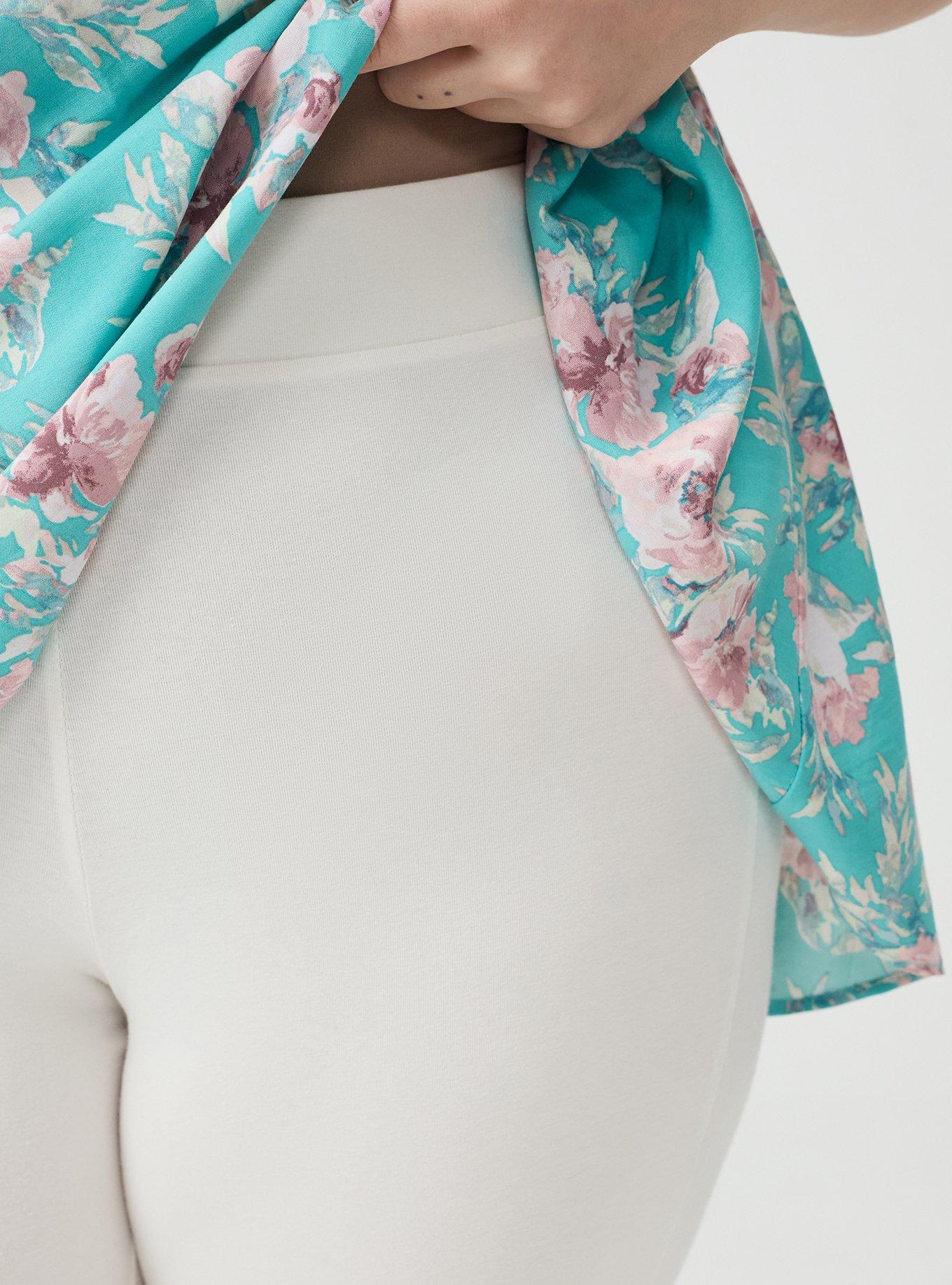 Crop Signature Legging, WHISPER WHITE, alternate