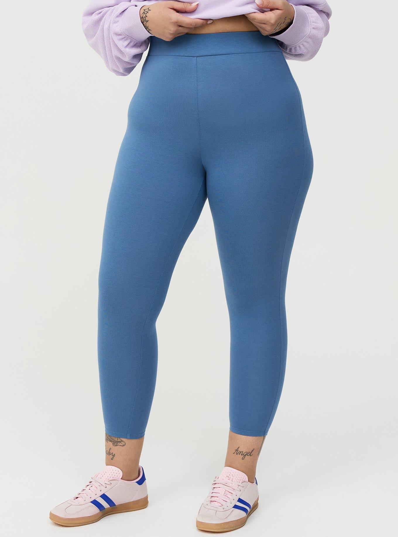 Crop Signature Legging, BLUE HORIZON, alternate