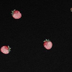 Crop Signature Legging, SPACED STRAWBERRY BLACK, swatch