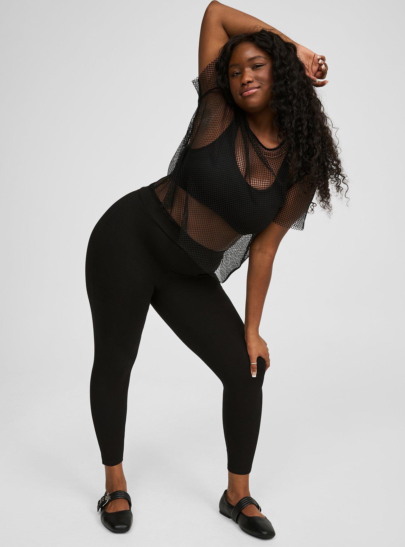 Plus Size - Crop Signature Waist Premium Legging - Torrid