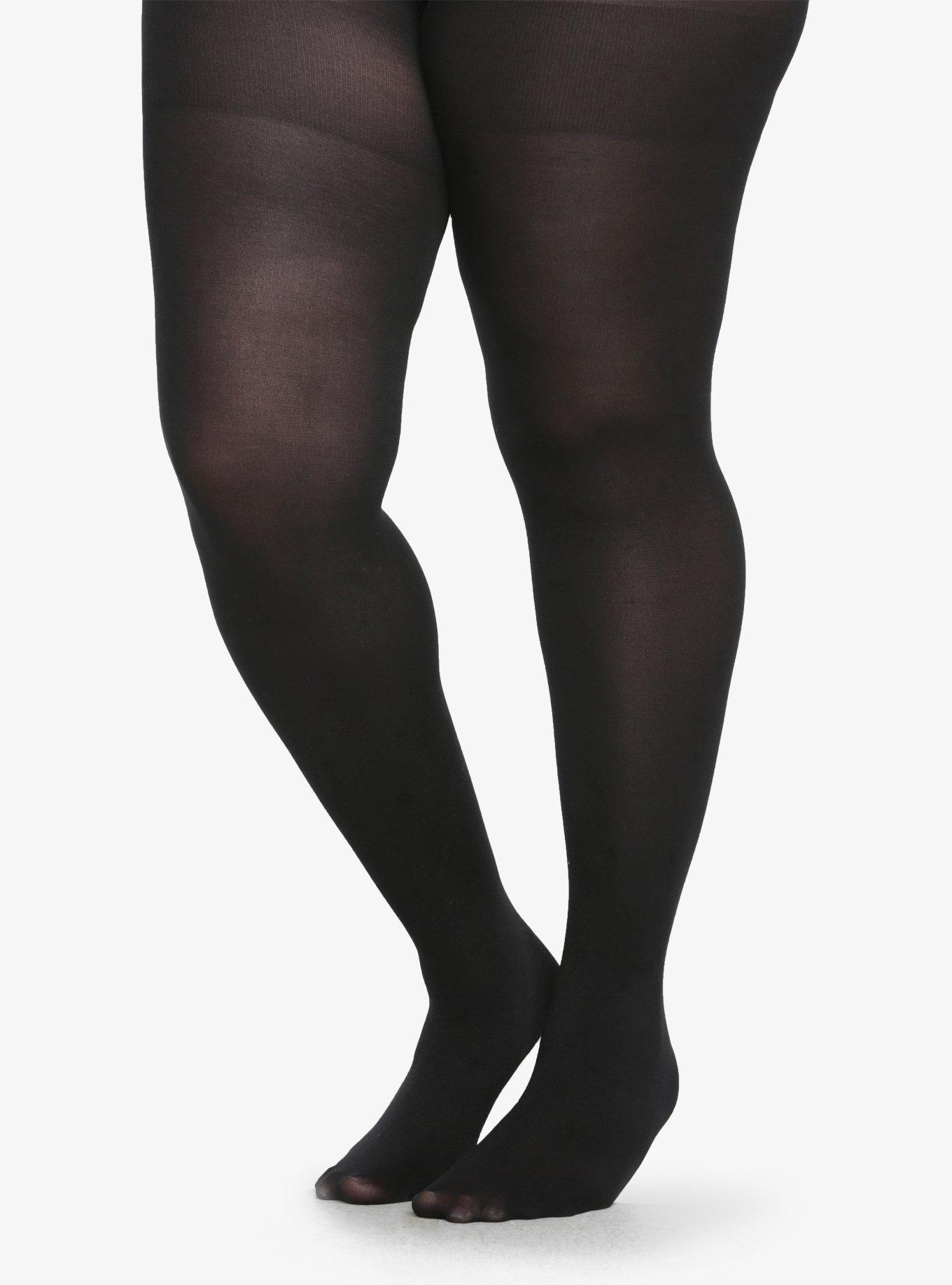 Plus Size Opaque Tights, , hi-res