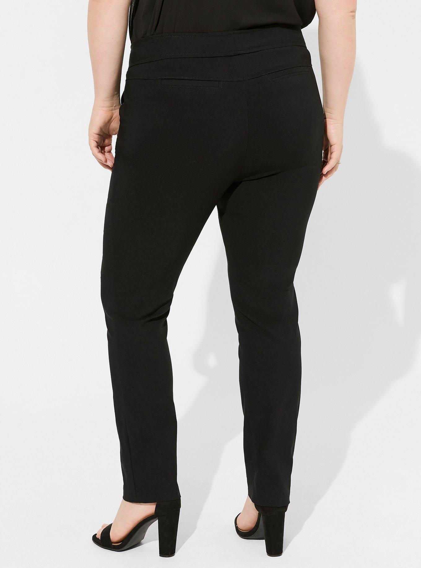 Plus black dress clearance pants