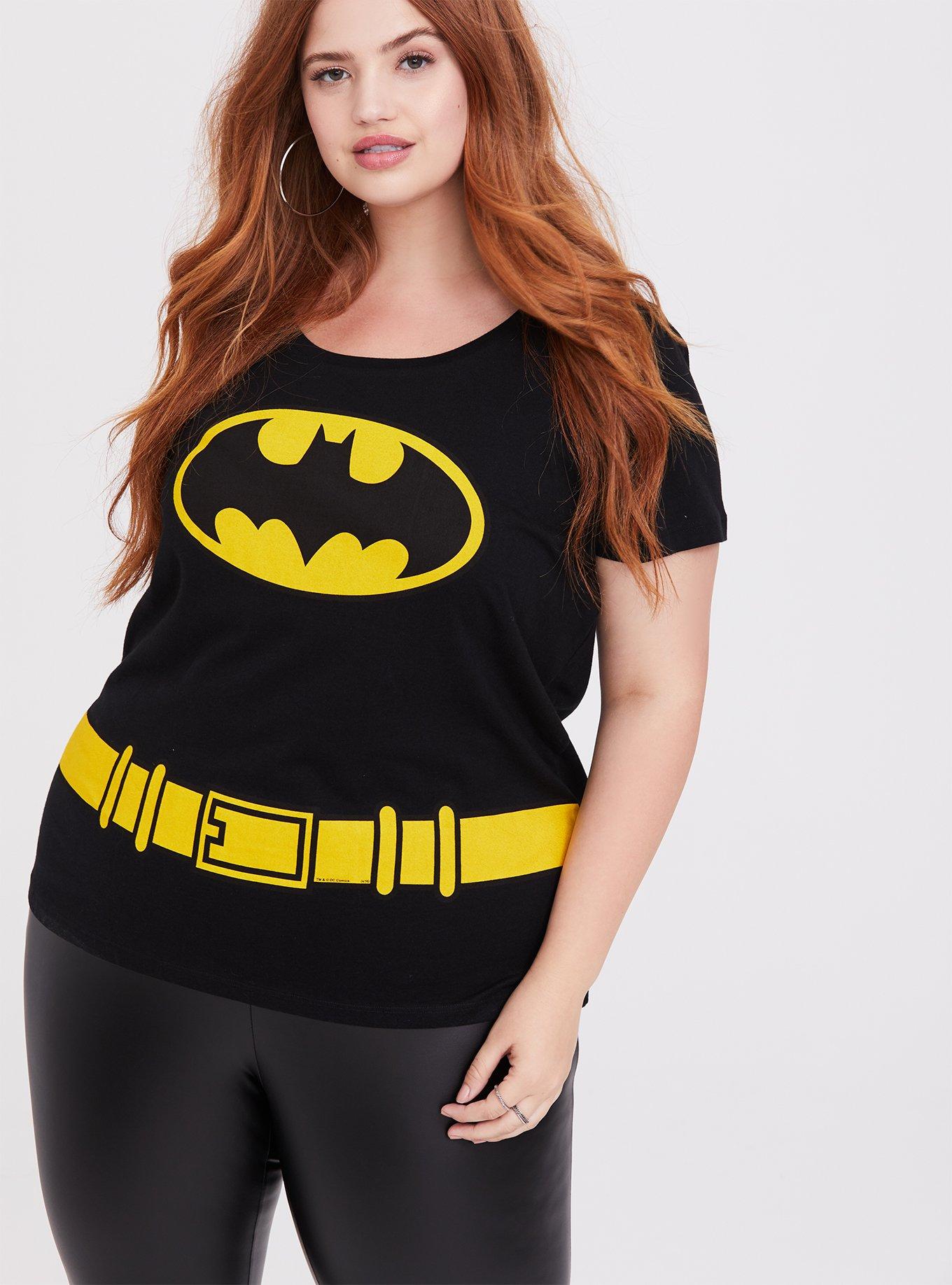 Plus size womens sales batman shirt