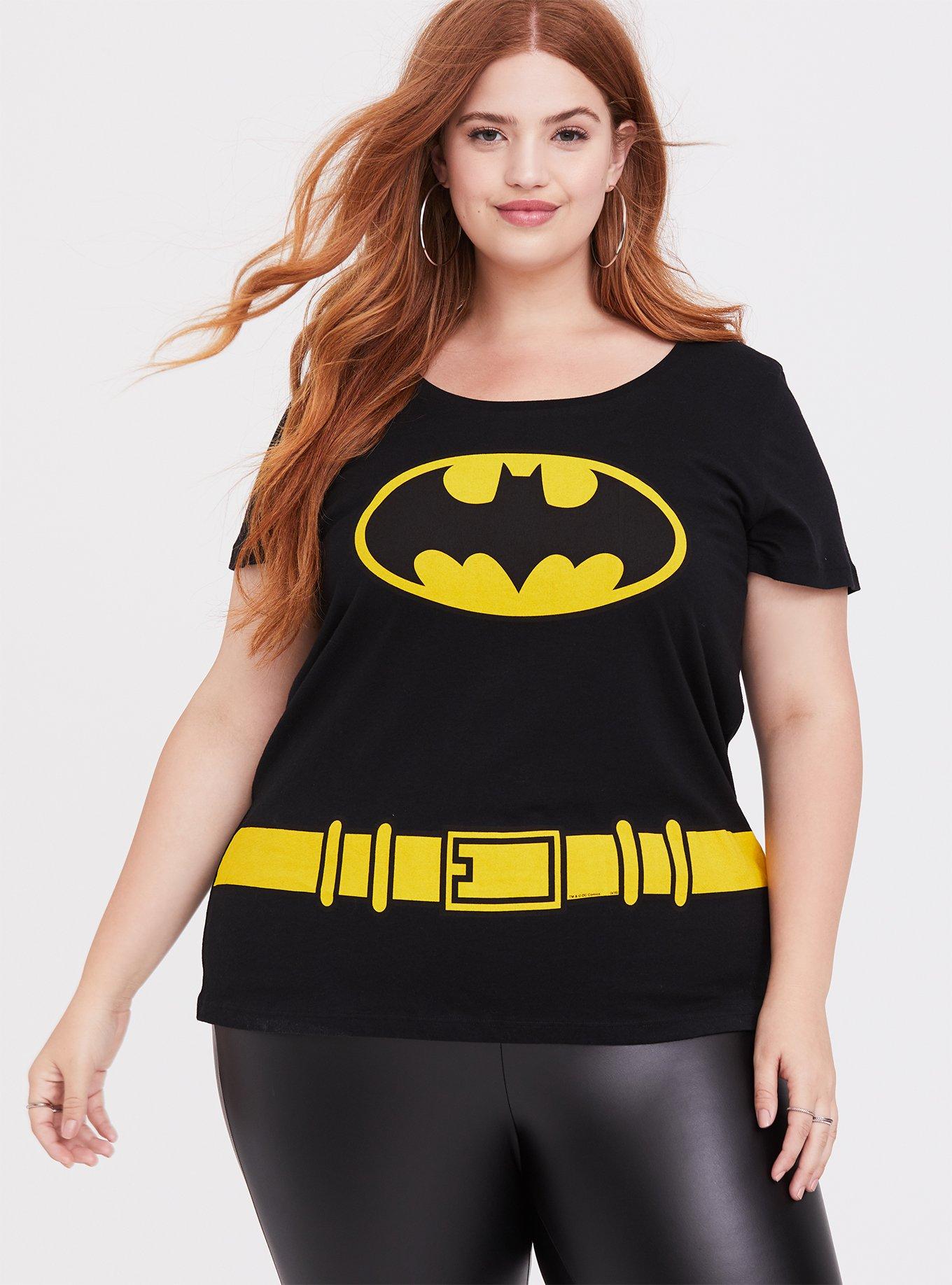 Batman Ladies Shirt with Cape - Size Small - clothing