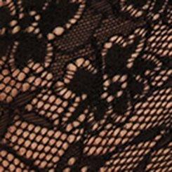 Black Lace Garter Belt, RICH BLACK, swatch