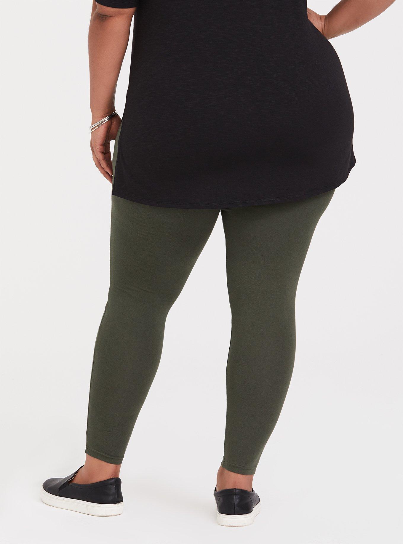 Women's Plus Size Olive Adjustable Crop Top And Leggings Set (3XL) on eBid  United States