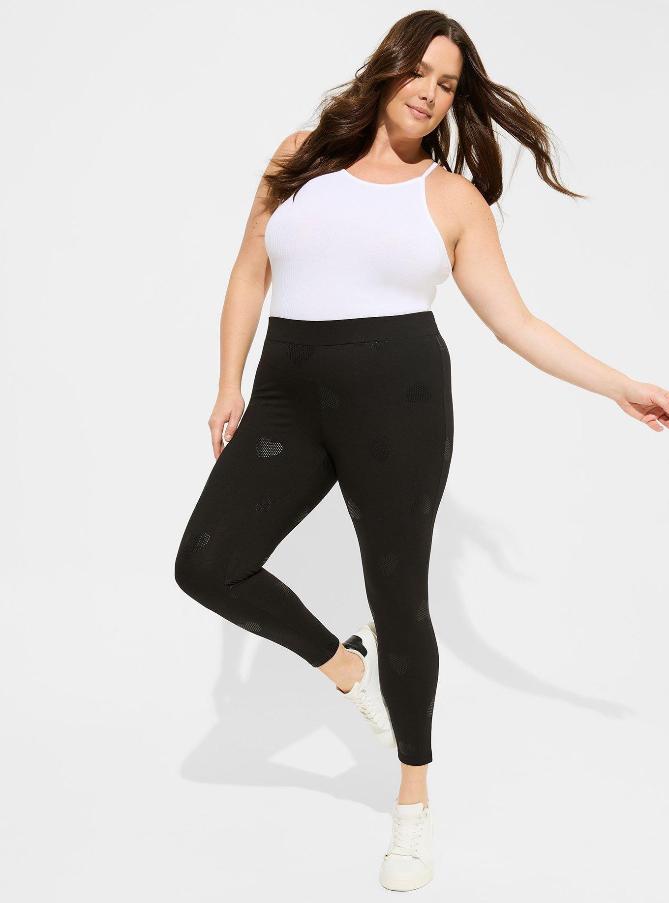 Plus Size - Full Length Signature Waist Faux Leather Legging - Torrid