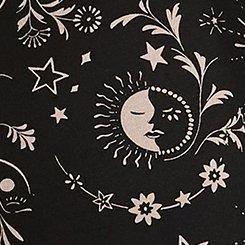 Plus Size Full-Length Legging, CELESTIAL DREAMS DEEP BLACK, swatch