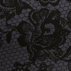 Full-Length Legging, ROSE LACE DEEP BLACK, swatch