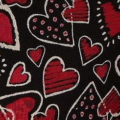 Plus Size Full Length Signature Waist Premium Legging, DOODLE HEARTS DEEP BLACK, swatch