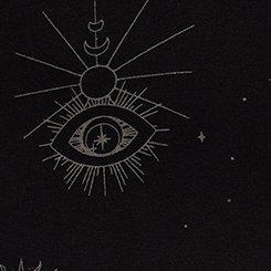 Plus Size Full-Length Legging, GUIDED BY STARS DEEP BLACK, swatch