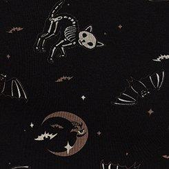 Plus Size Full-Length Legging, SPOOKY CATS DEEP BLACK, swatch
