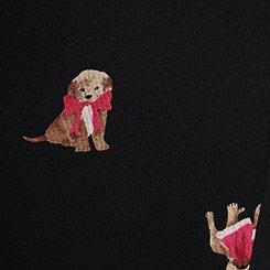 Plus Size Full-Length Legging, JOYOUS DOGS DEEP BLACK, swatch