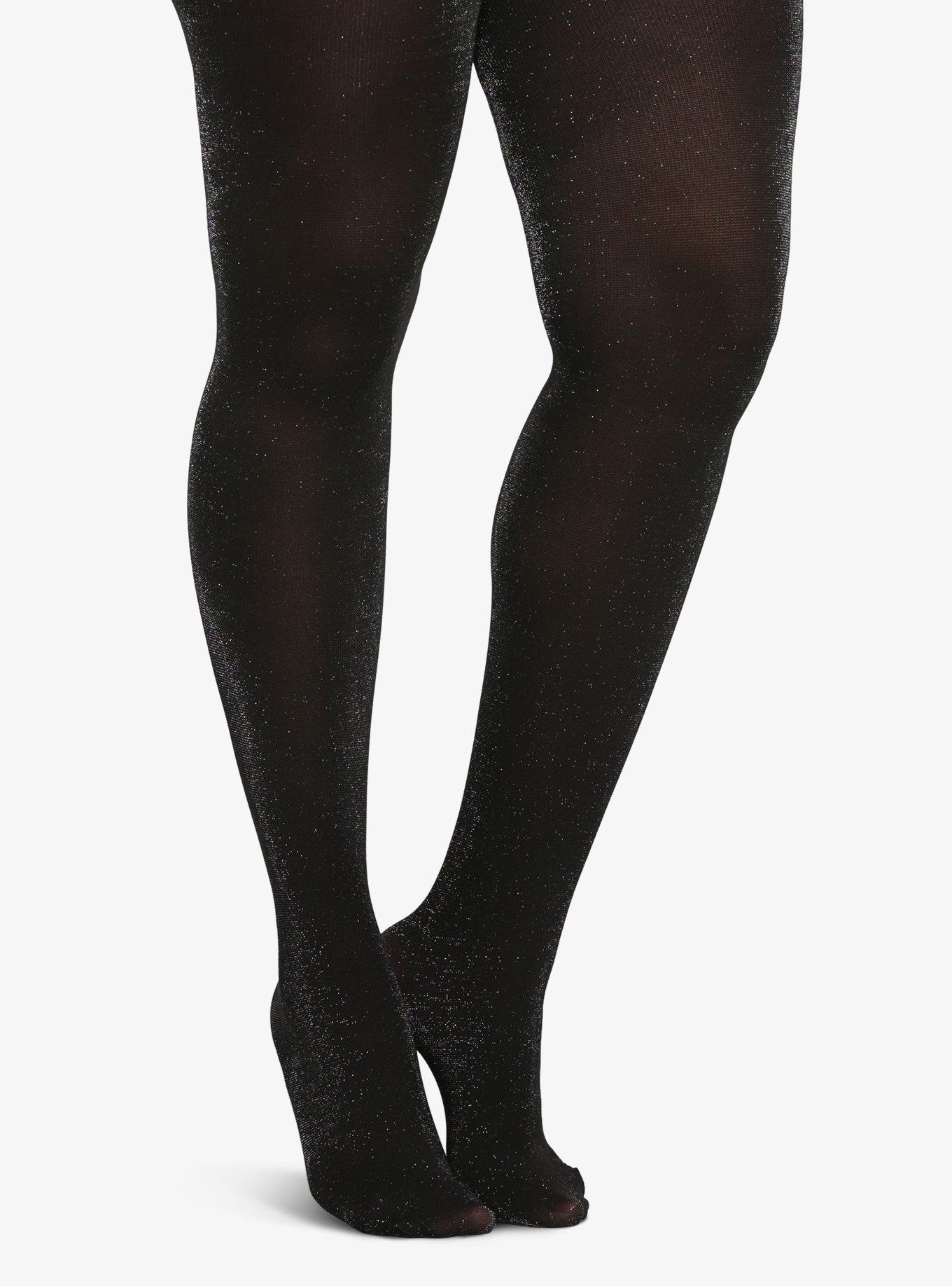 Black Glitter Tights -  Canada