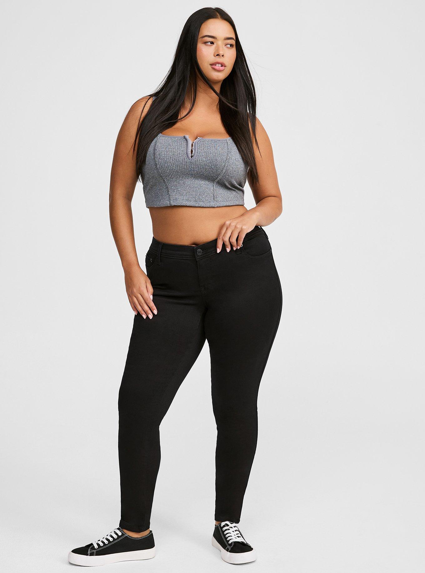 Plus Size White Basic Leggings Online in India