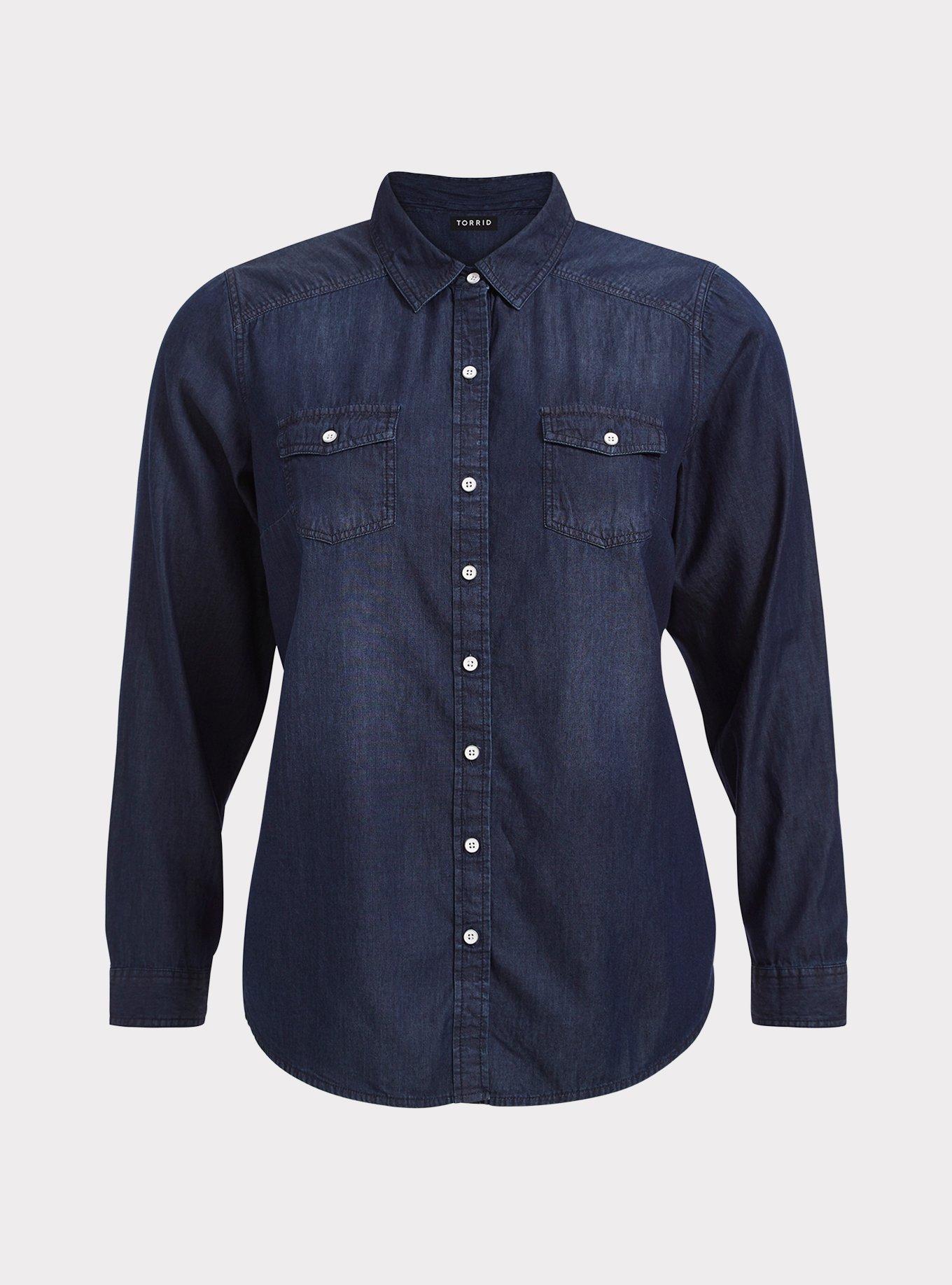 Torrid store denim shirt