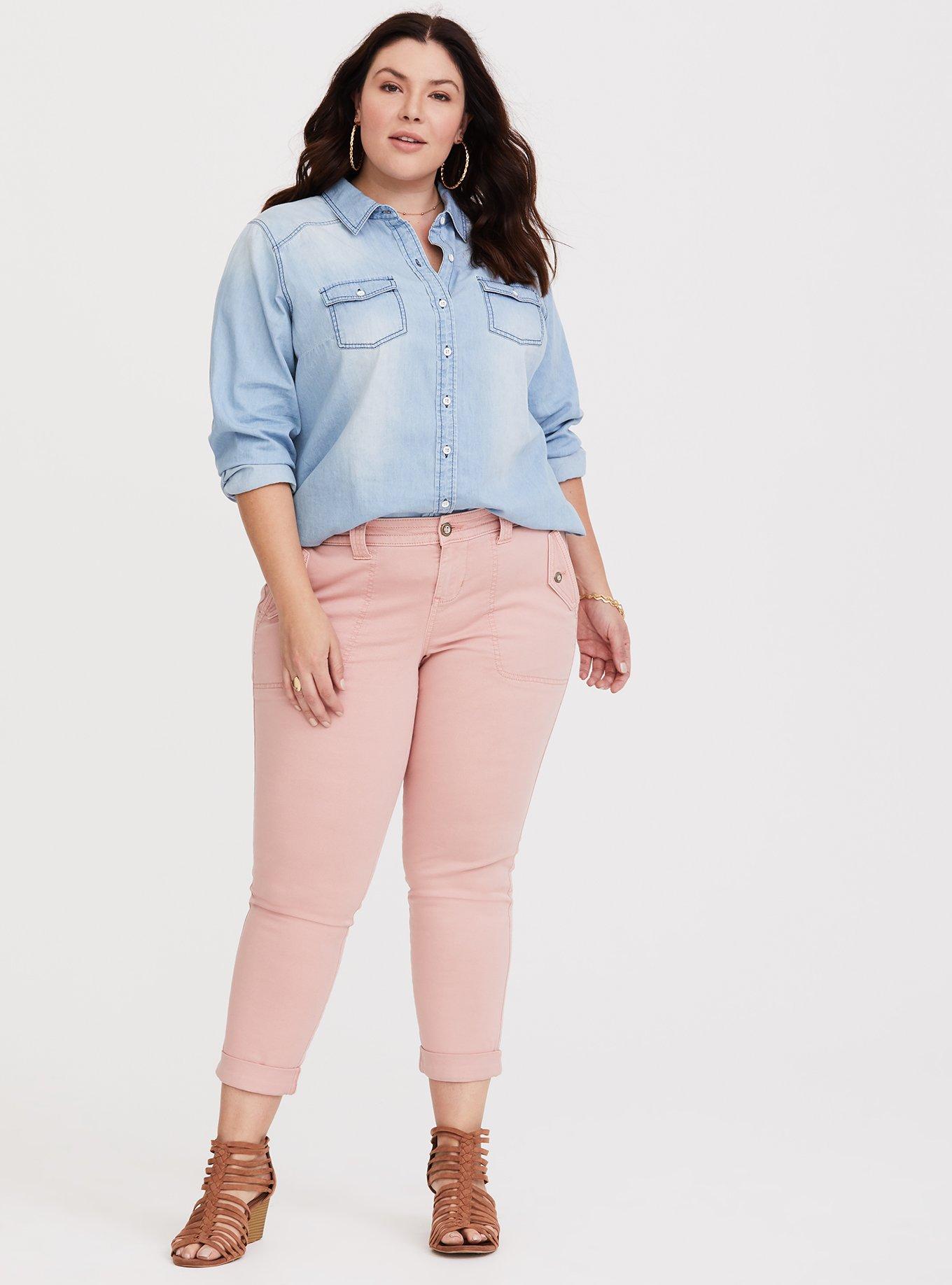 Plus Size Denim Tops