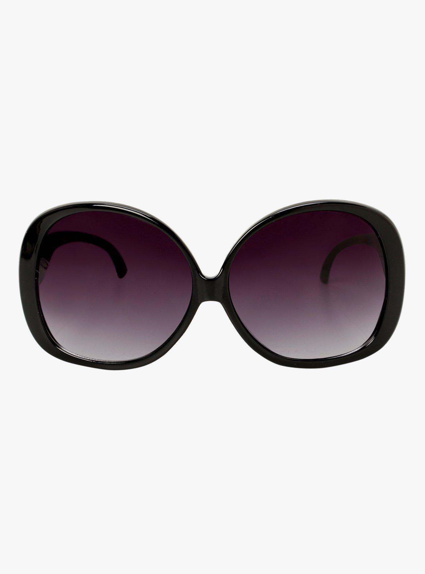 Plus Size - Black Square Oversized Sunglasses - Torrid