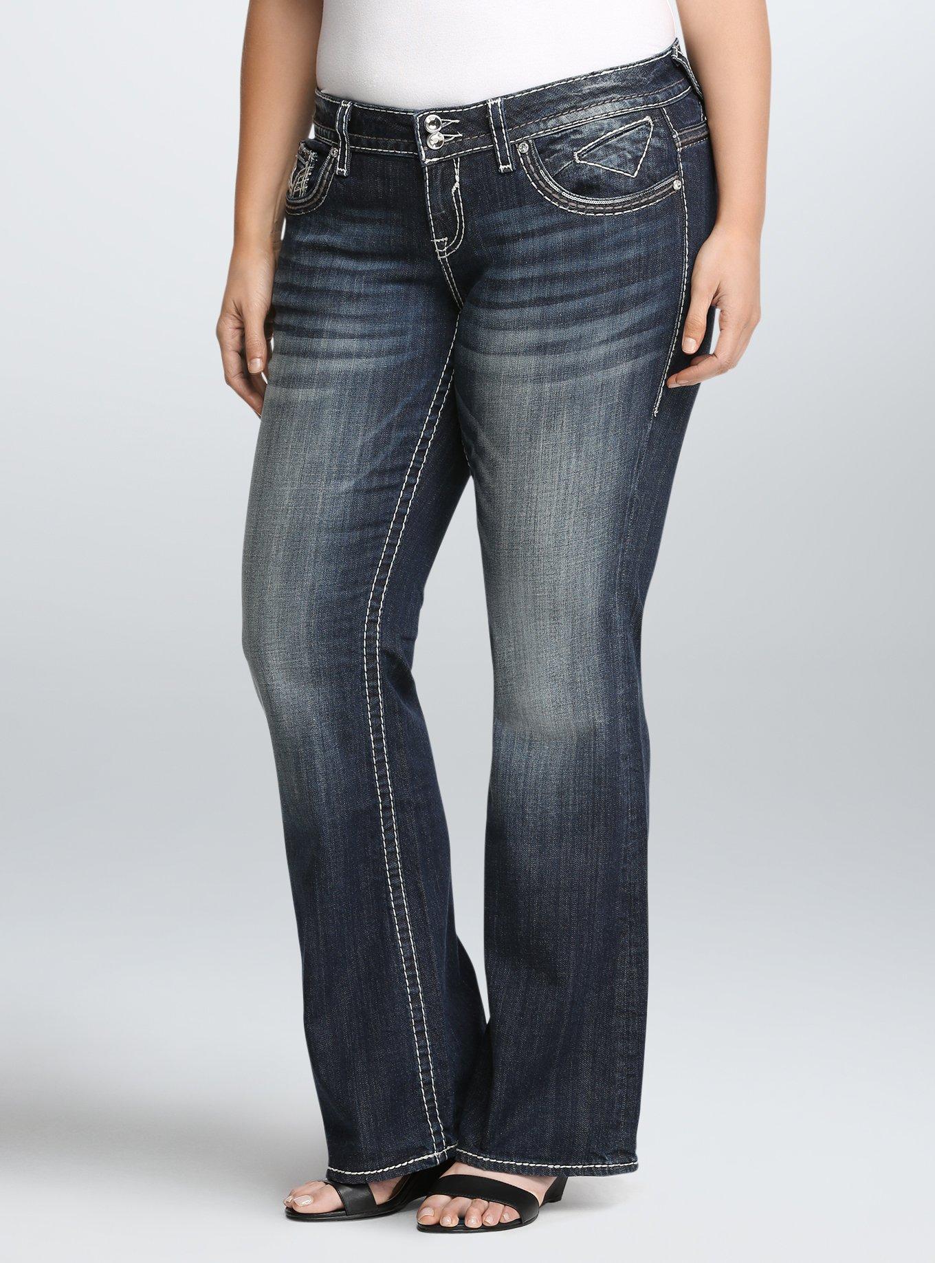 Vigoss® Heritage Boho Mid Rise Bootcut Jean