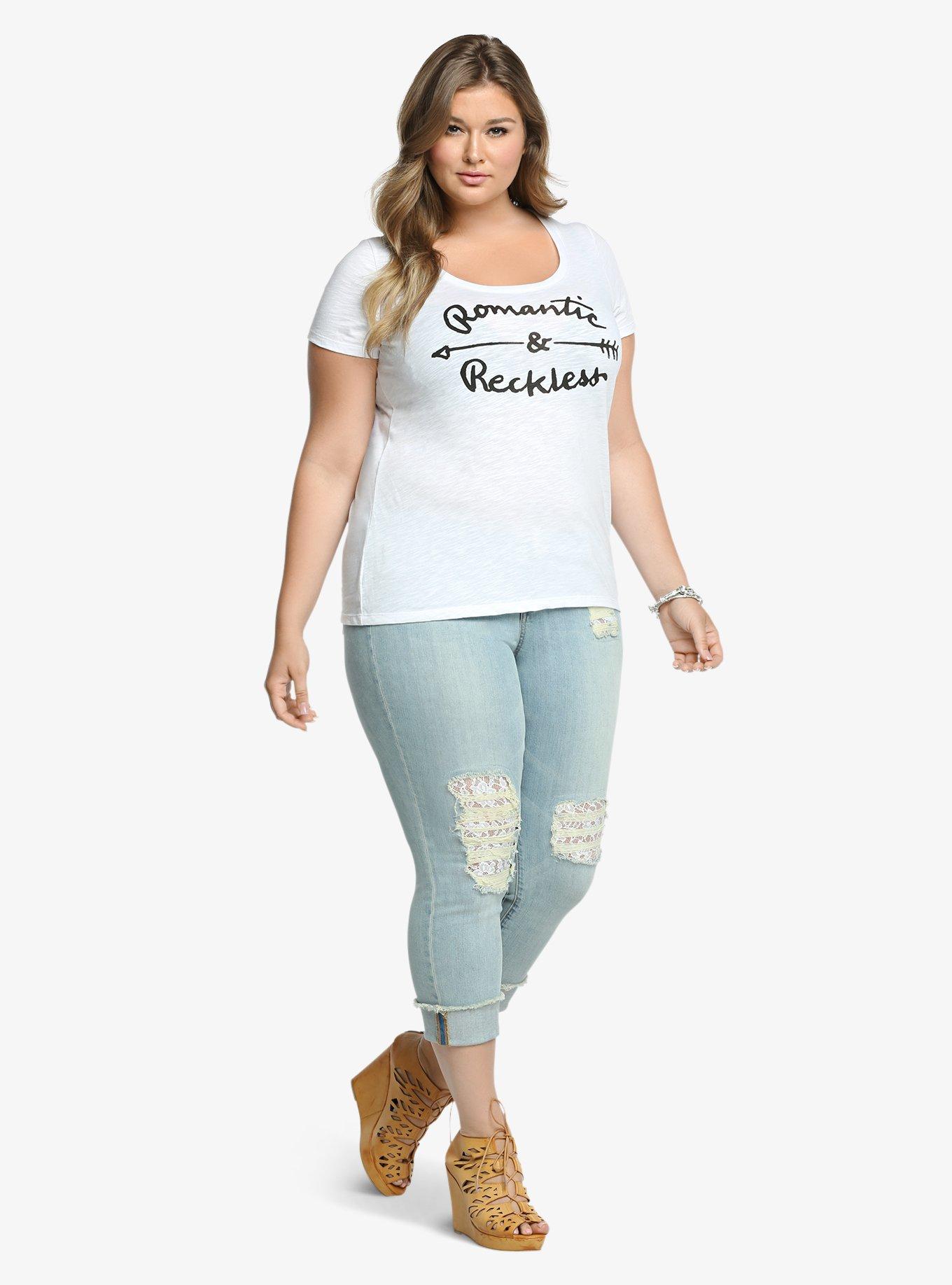 Plus Size Romantic & Reckless Tee, , alternate