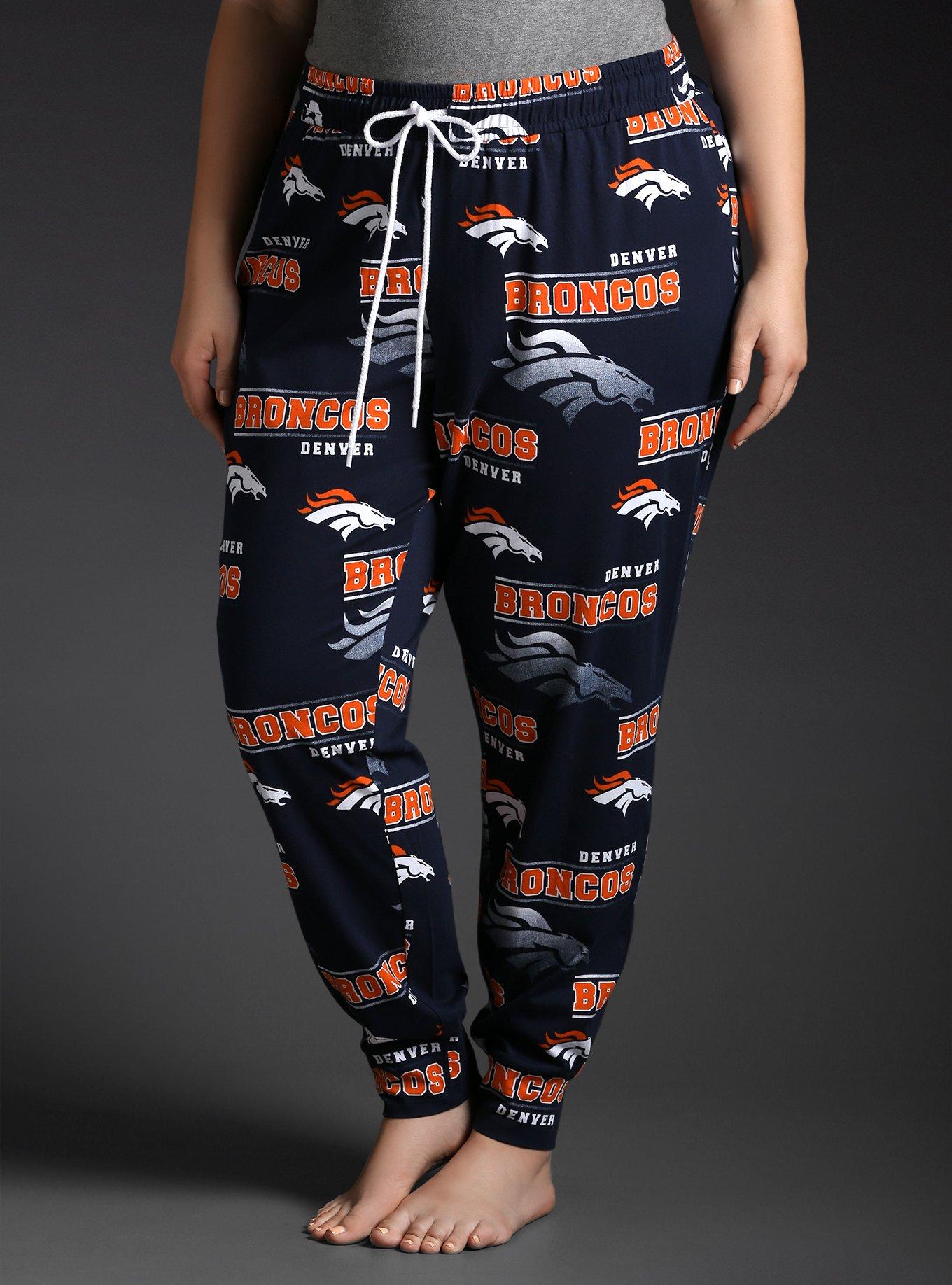 Plus Size - NFL Denver Broncos Football Sleep Pants - Torrid