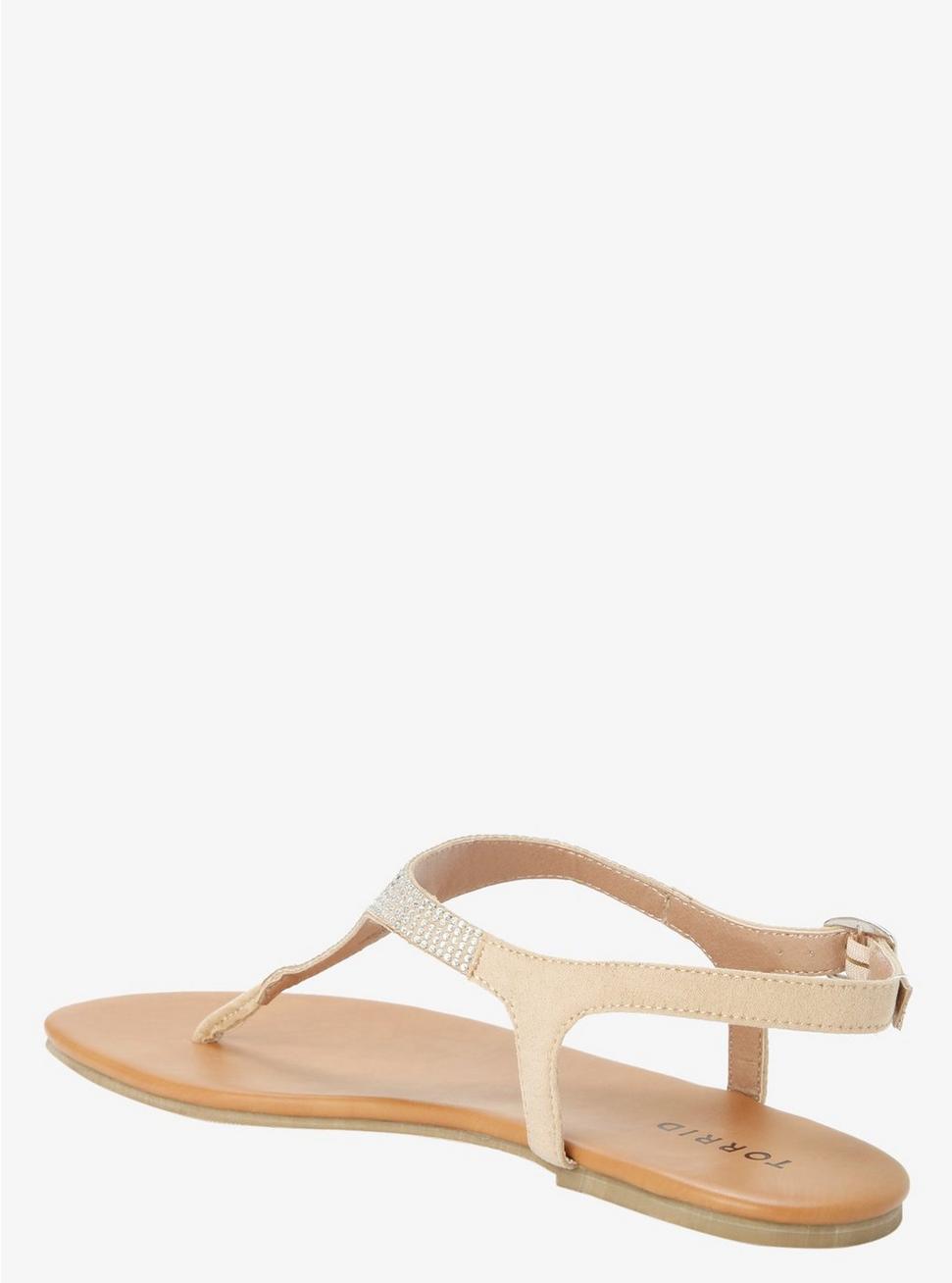 Plus Size - Gemstone T-Strap Sandals (Wide Width) - Torrid