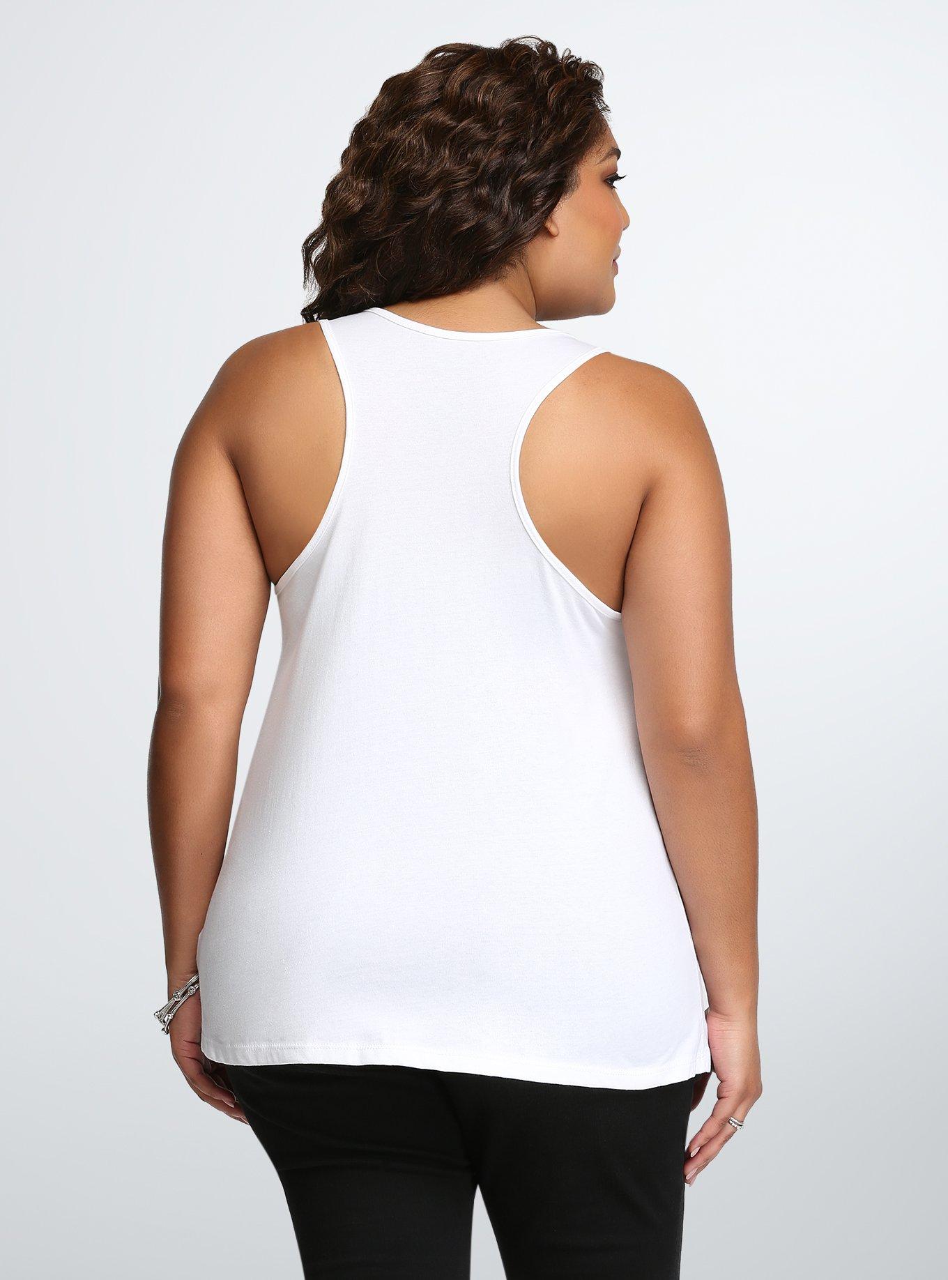 Plus Size <p>Keith Haring Tank Top</p>, CLOUD DANCER, alternate