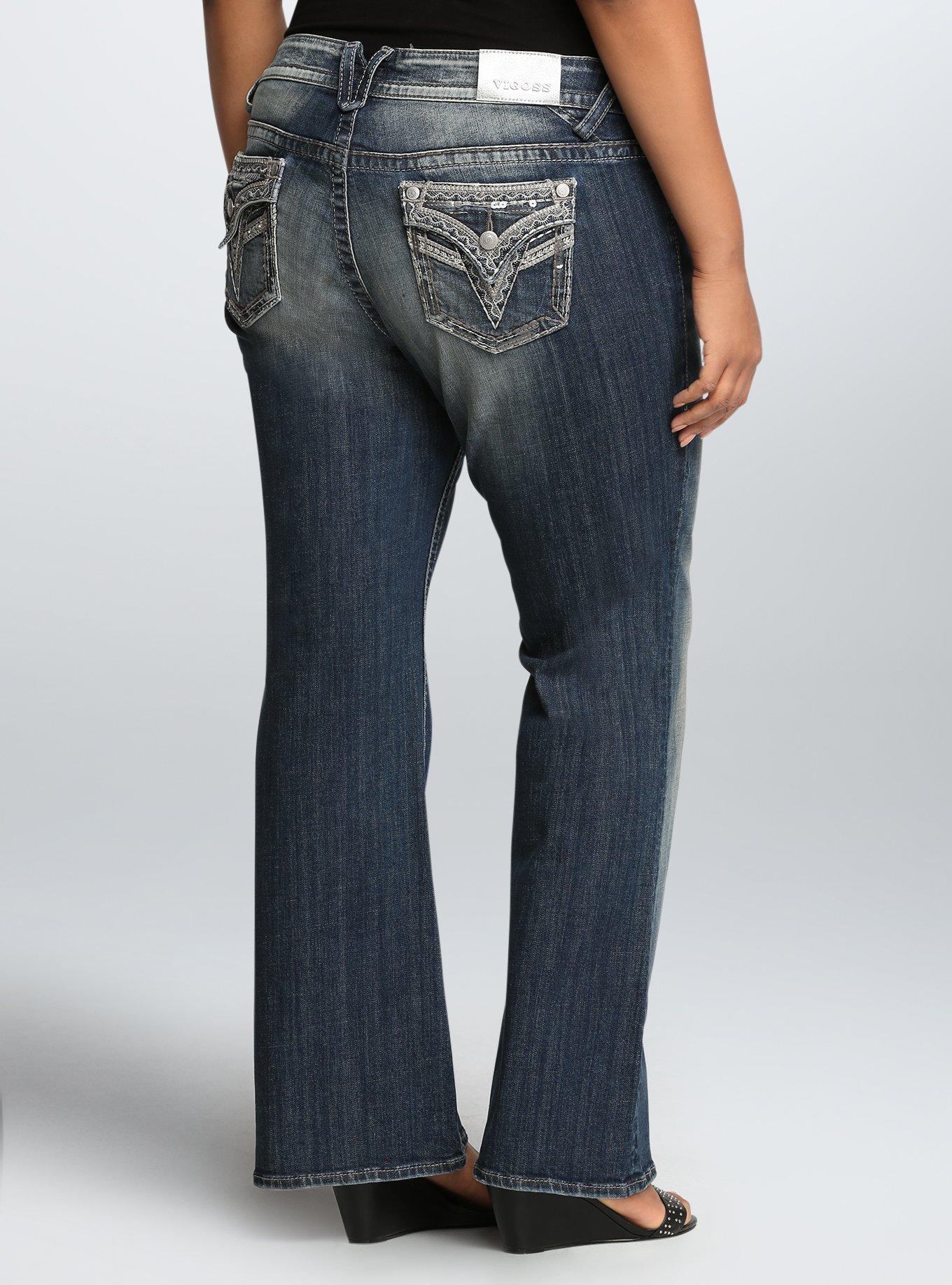 Plus Size Vigoss® Heritage Mid Rise Bootcut Jean