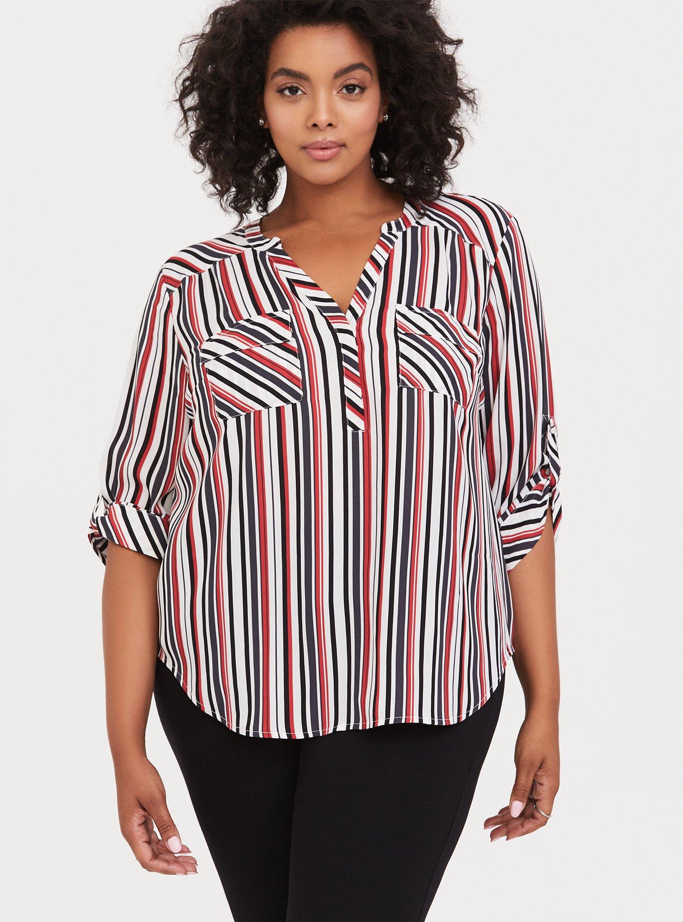 Top 3/4 Sleeve By Torrid Size: 3