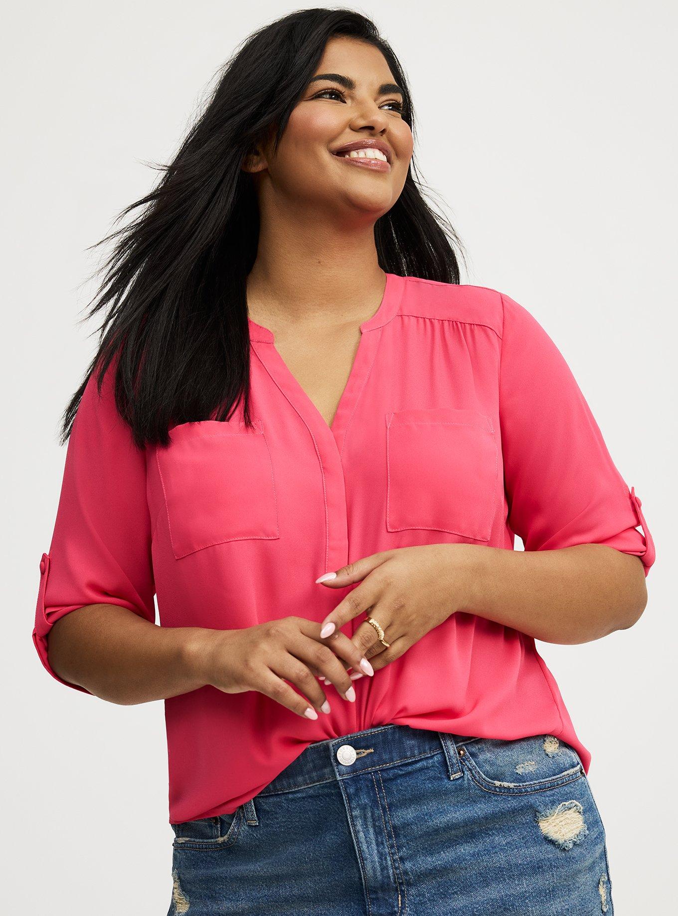 Harper 3/4 Sleeve Pullover Blouse