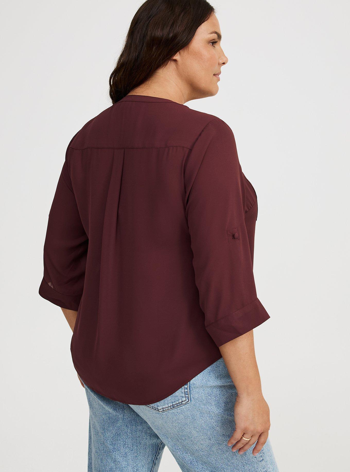 Harper 3/4 Sleeve Pullover Blouse