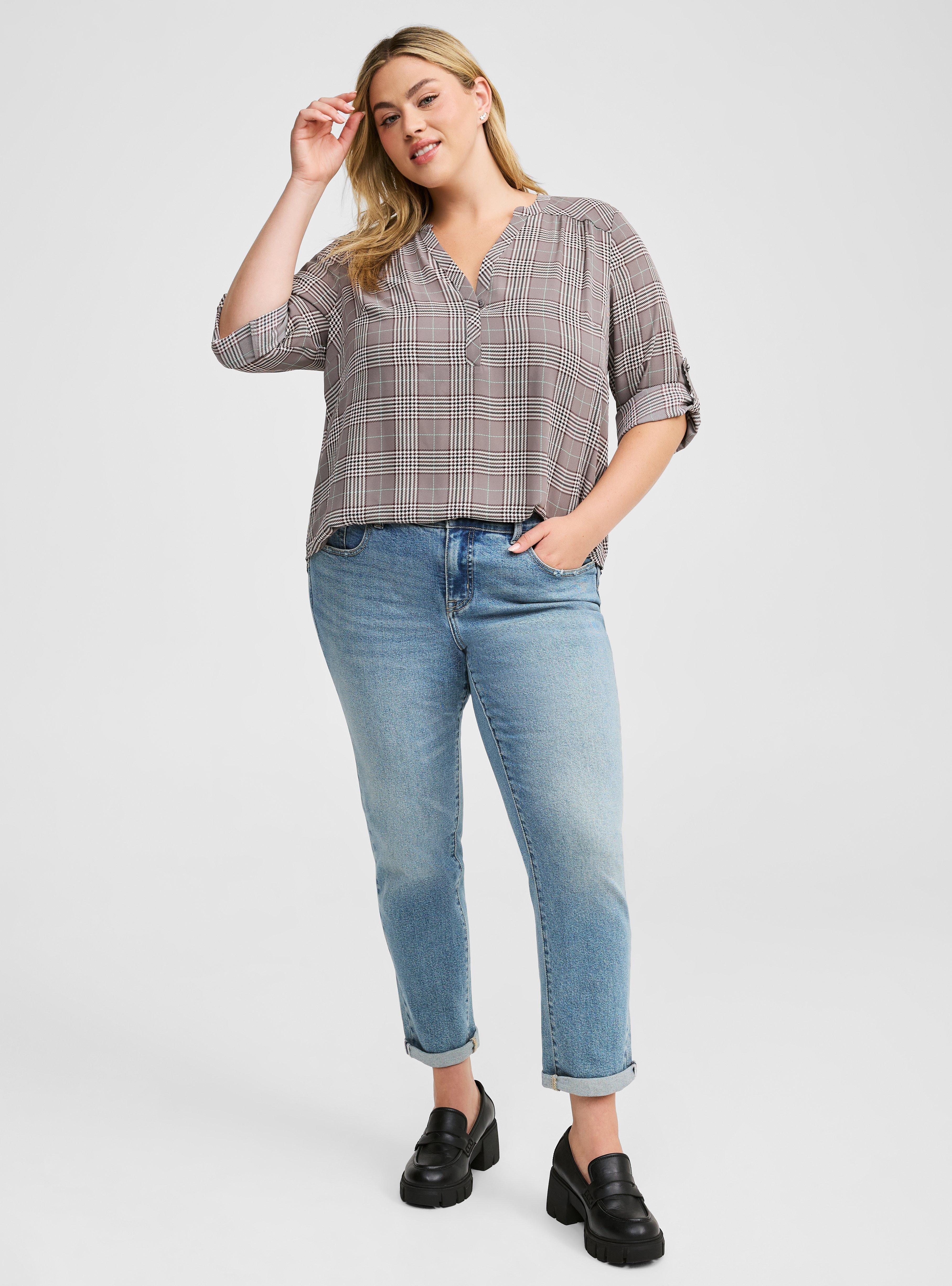 Harper 3/4 Sleeve Pullover Blouse