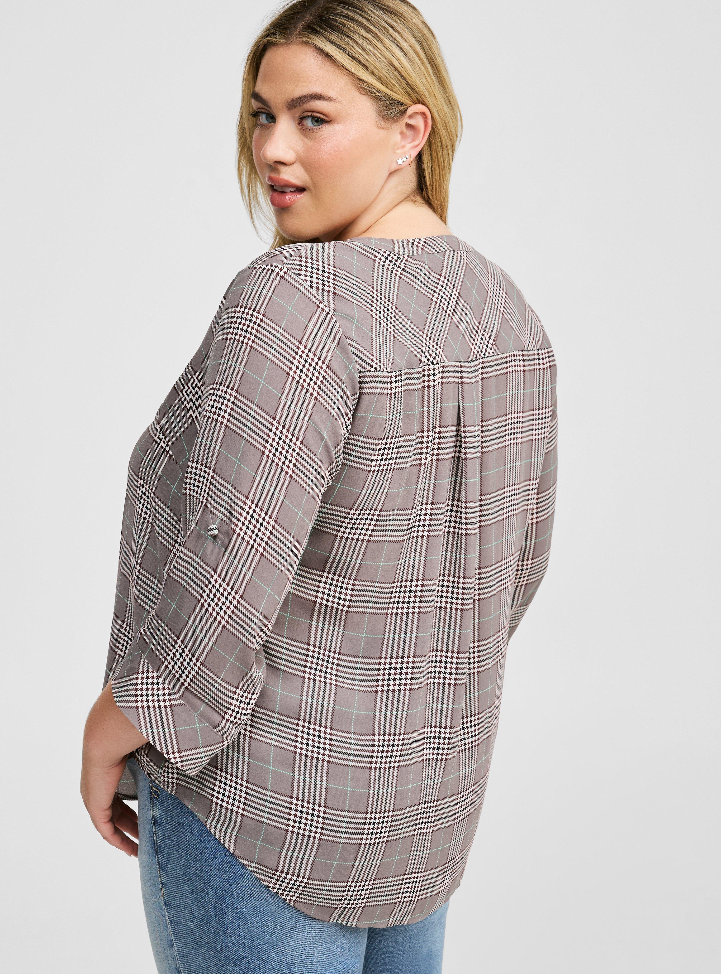 Harper 3/4 Sleeve Pullover Blouse