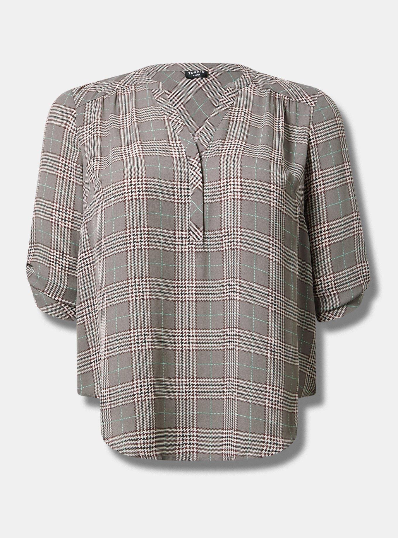 Harper 3/4 Sleeve Pullover Blouse