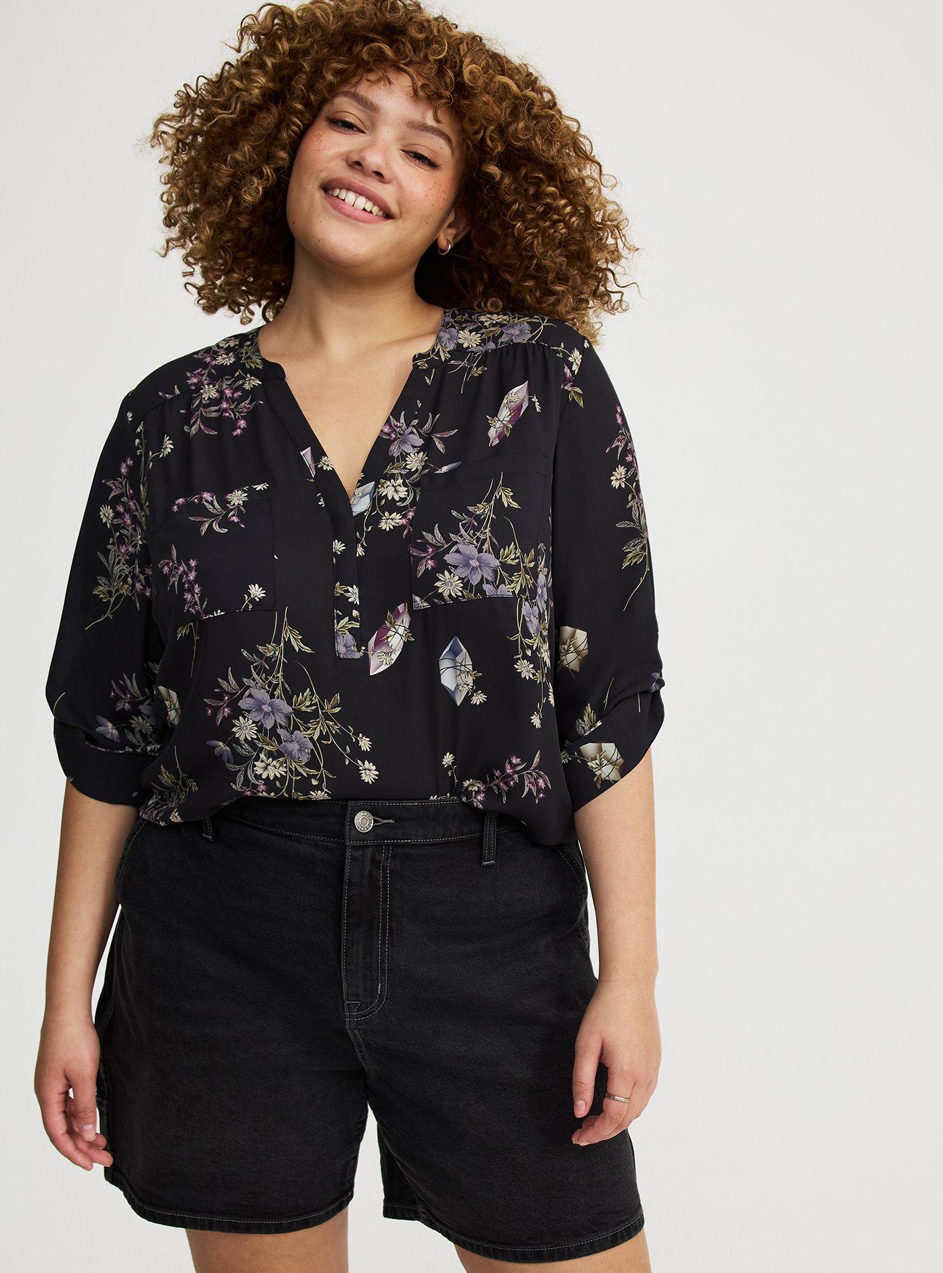 Harper 3/4 Sleeve Pullover Blouse
