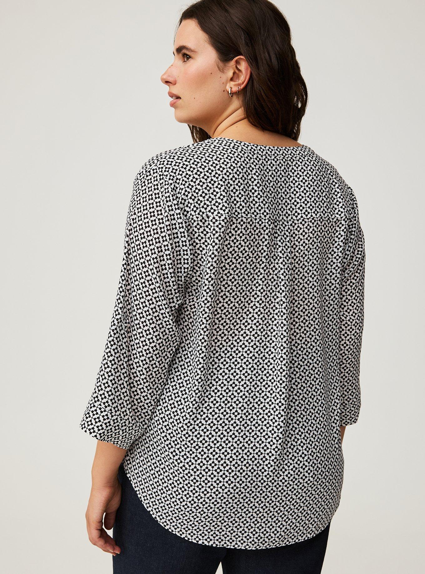 Harper 3/4 Sleeve Pullover Blouse