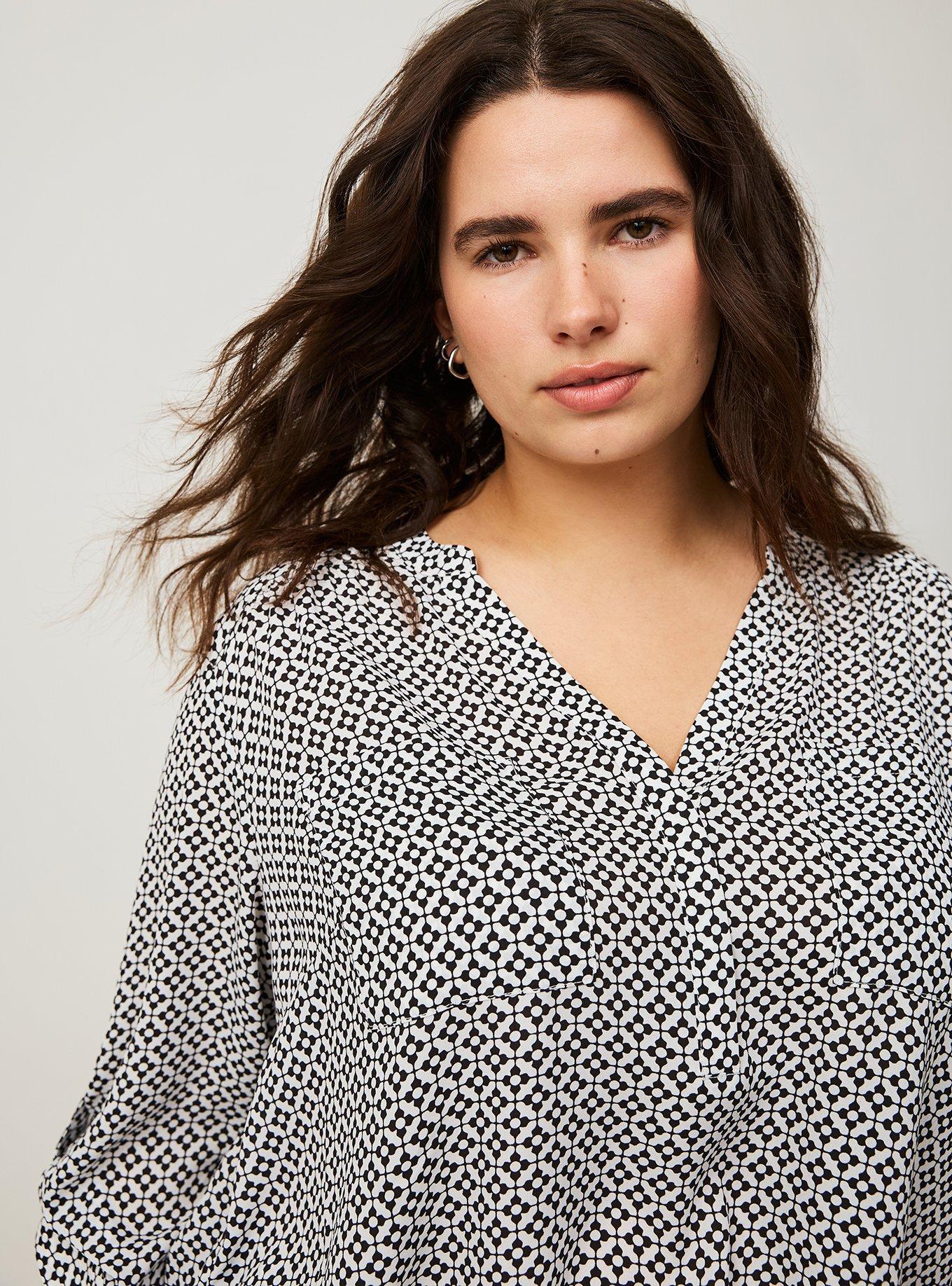 Harper 3/4 Sleeve Pullover Blouse