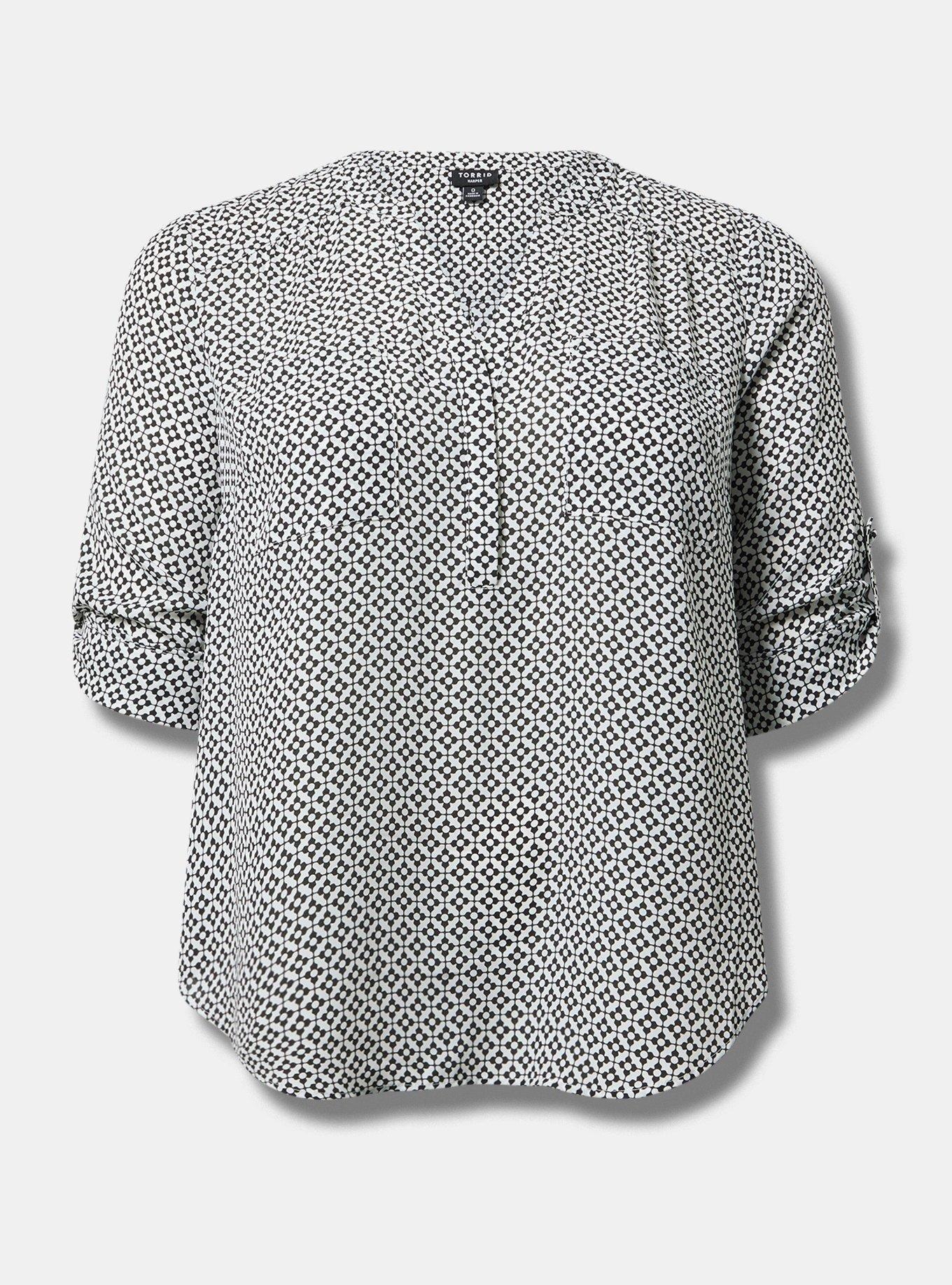 Harper 3/4 Sleeve Pullover Blouse