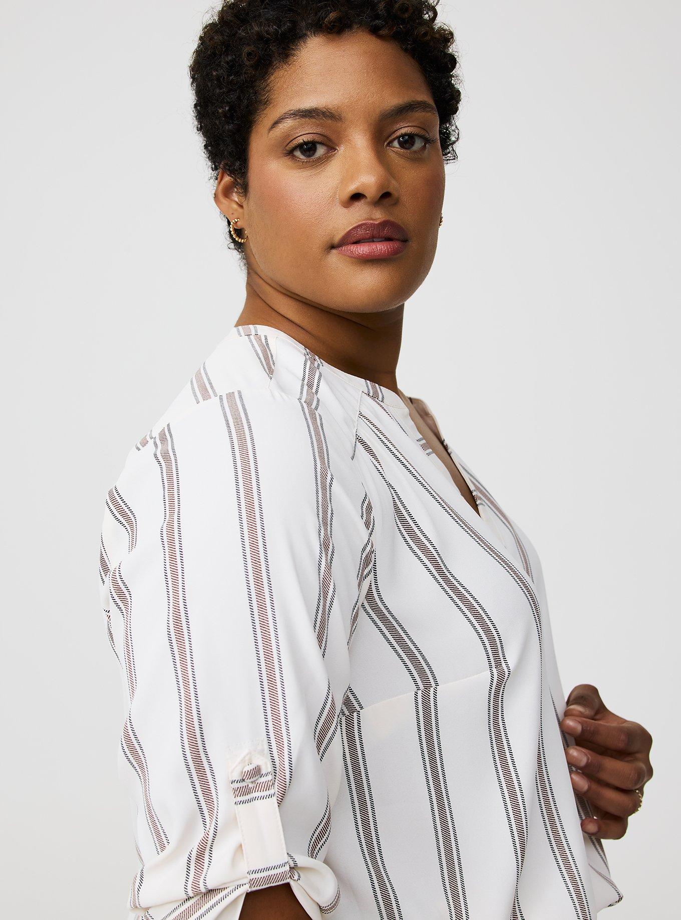 Plus Size - Harper 3/4 Sleeve Pullover Blouse - Torrid