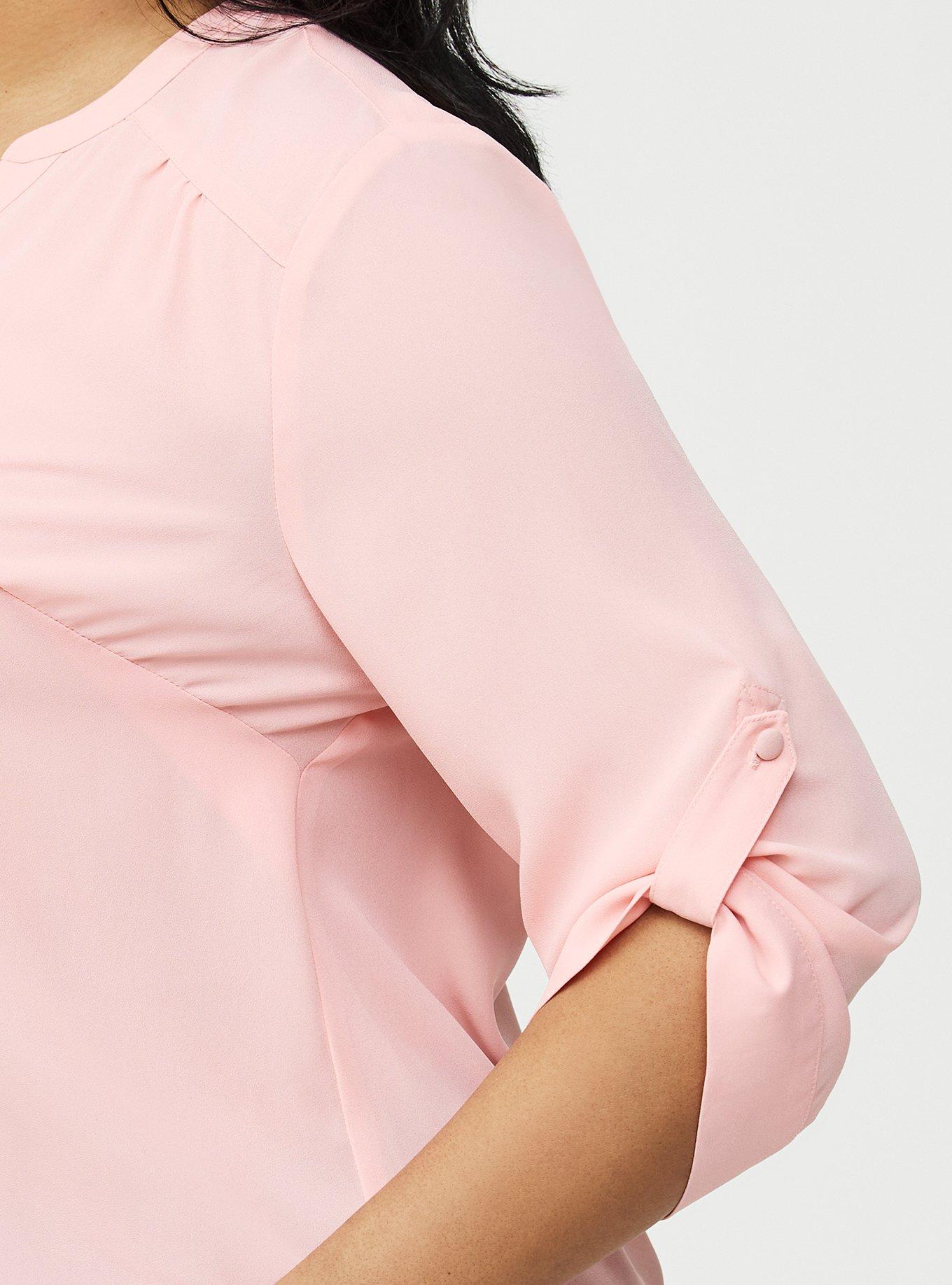 Harper Georgette 3/4 Sleeve Blouse, BLOSSOM, alternate