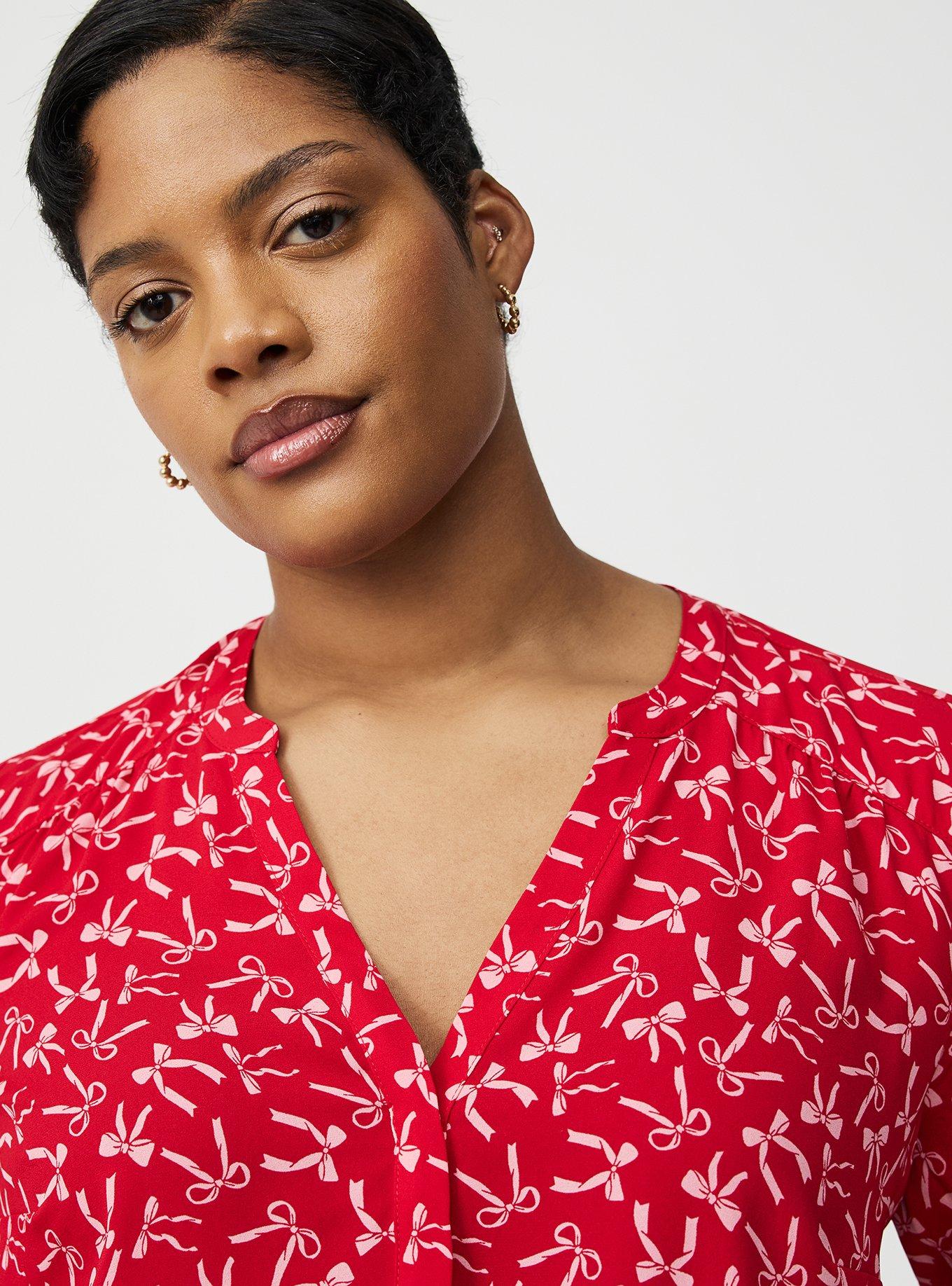 Harper 3/4 Sleeve Pullover Blouse