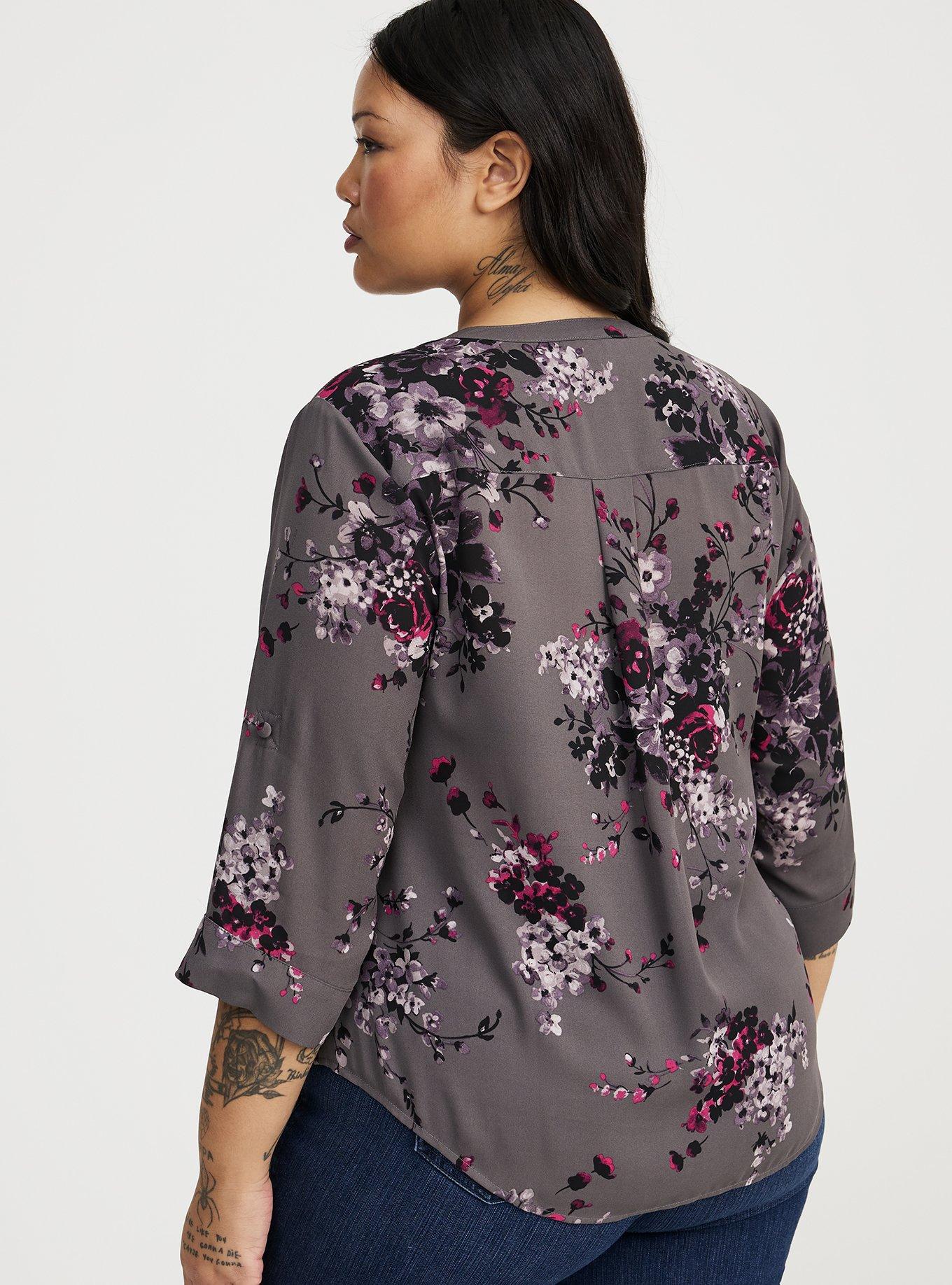 Harper 3/4 Sleeve Pullover Blouse