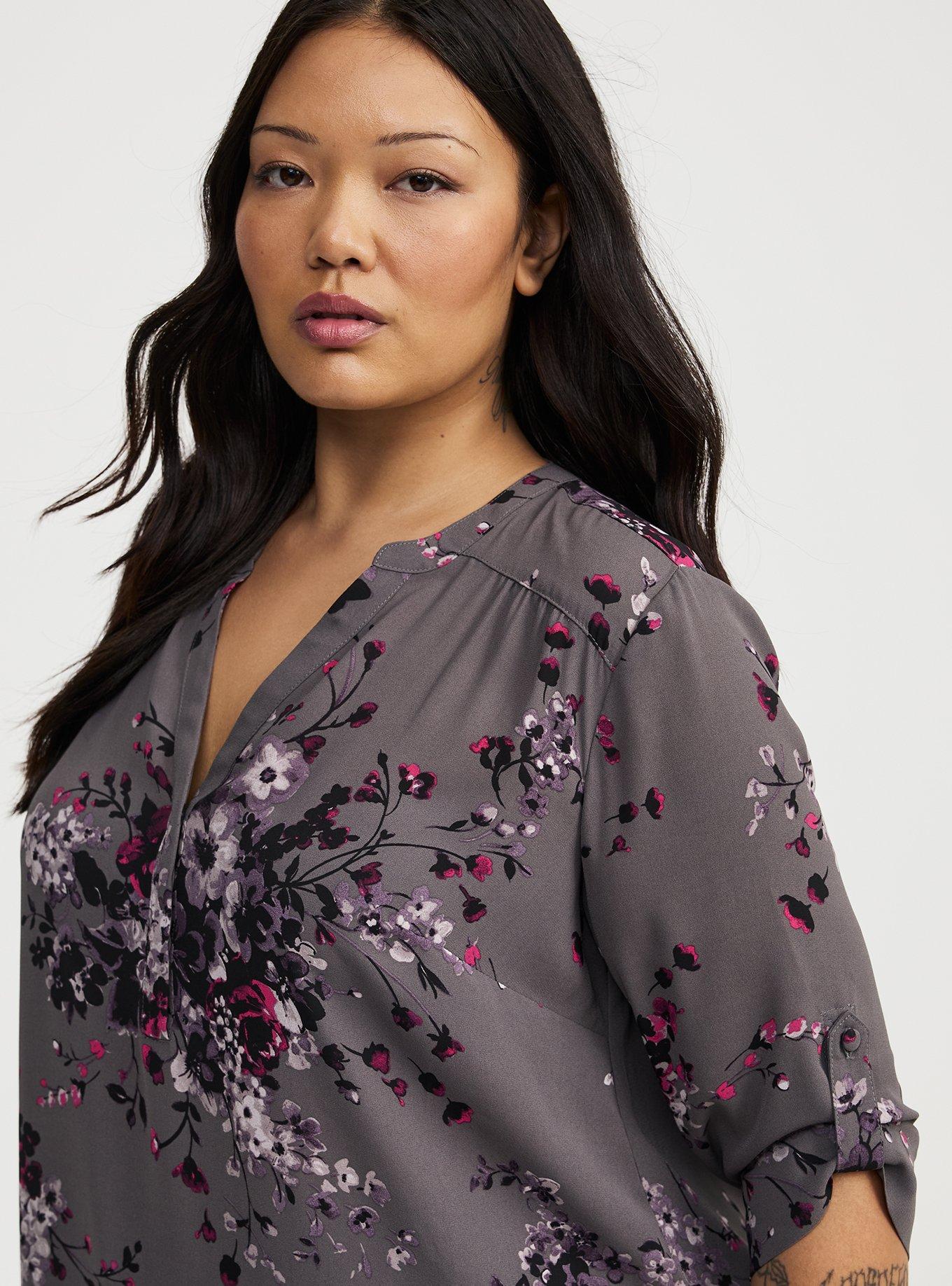 Harper 3/4 Sleeve Pullover Blouse